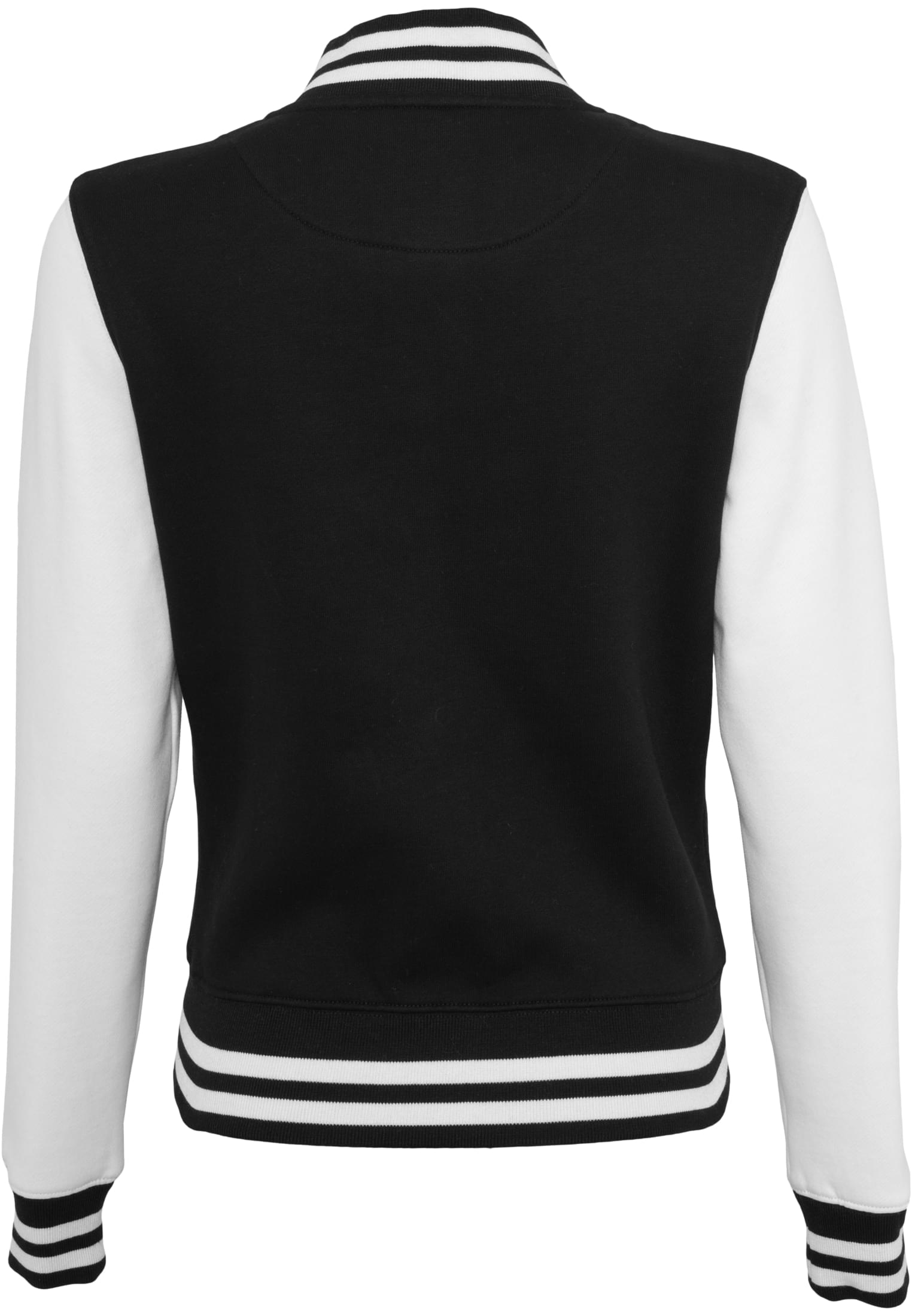 Ladies Sweat College Jacket blk/wht | blk/wht