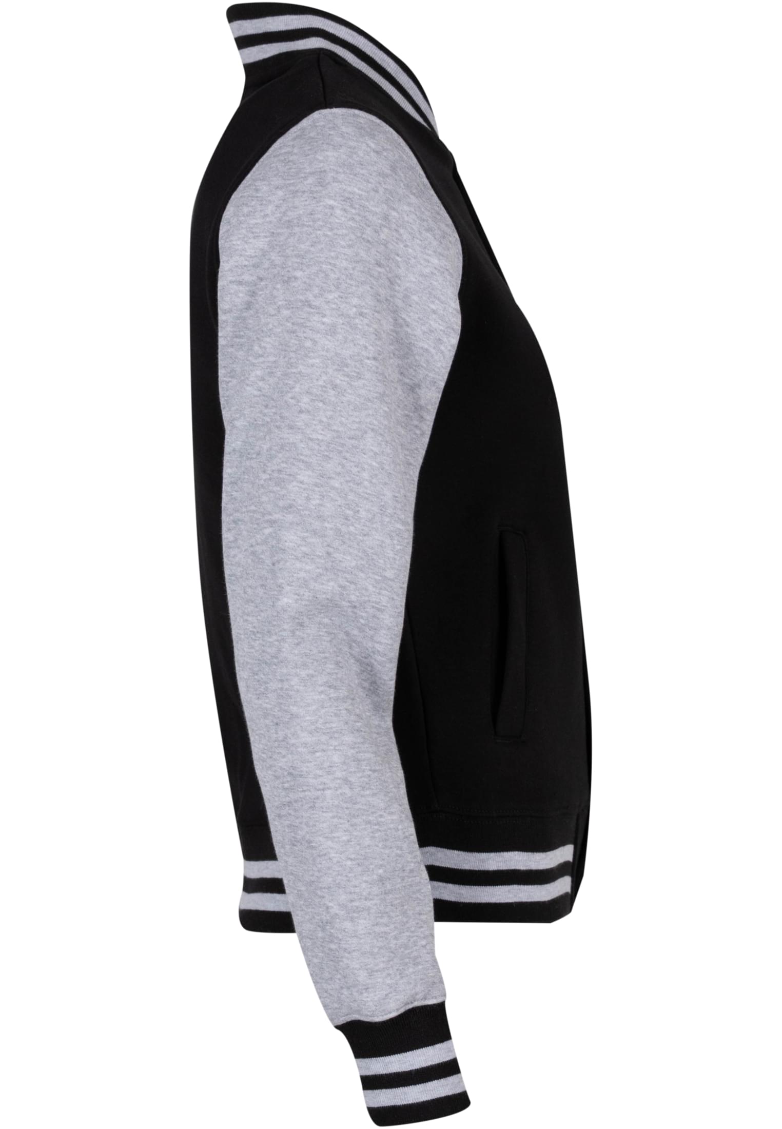Ladies Sweat College Jacket black/h.grey | black/h.grey