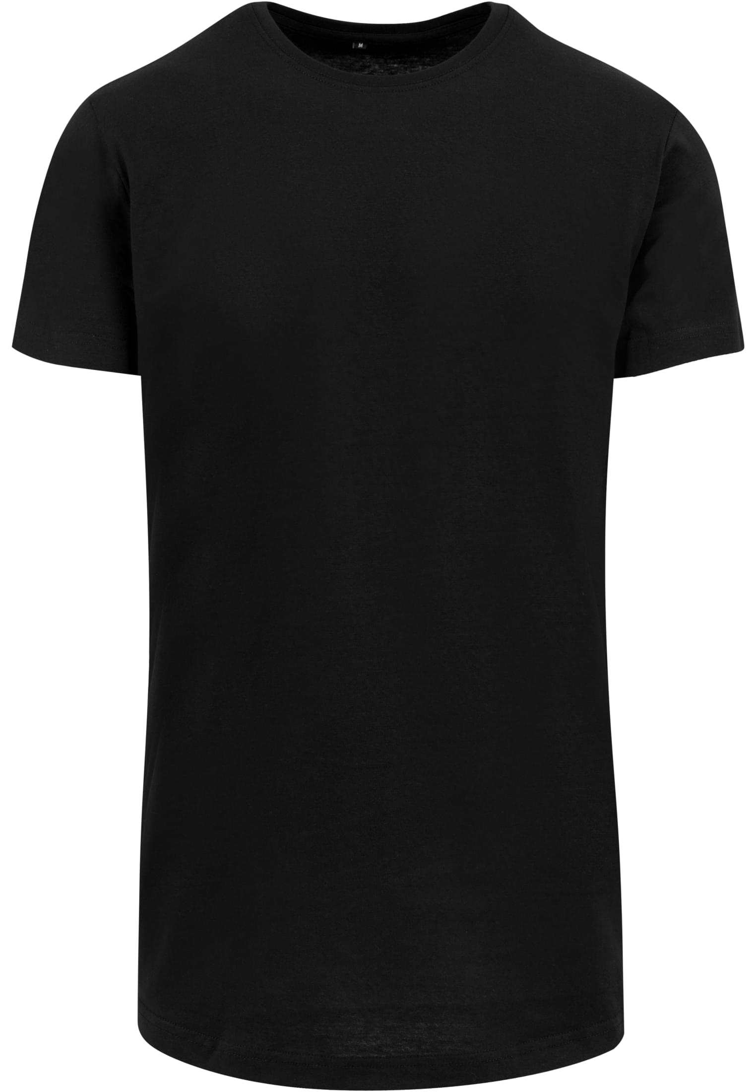 Shaped Long Tee black | black