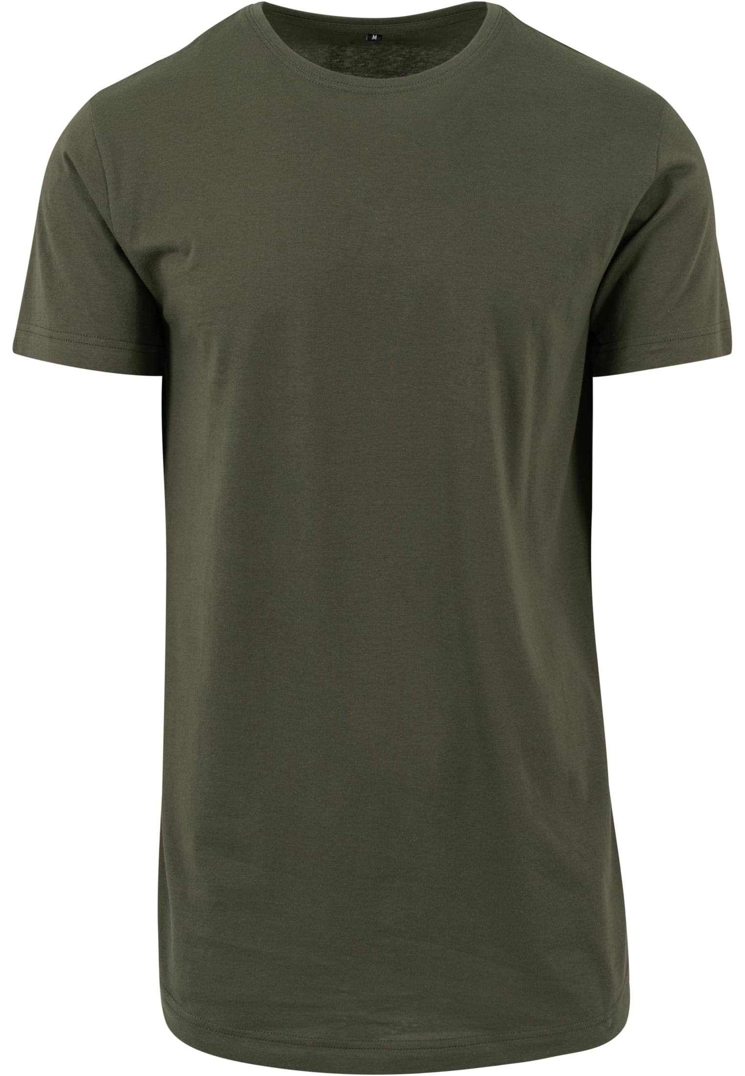 Shaped Long Tee olive | olive
