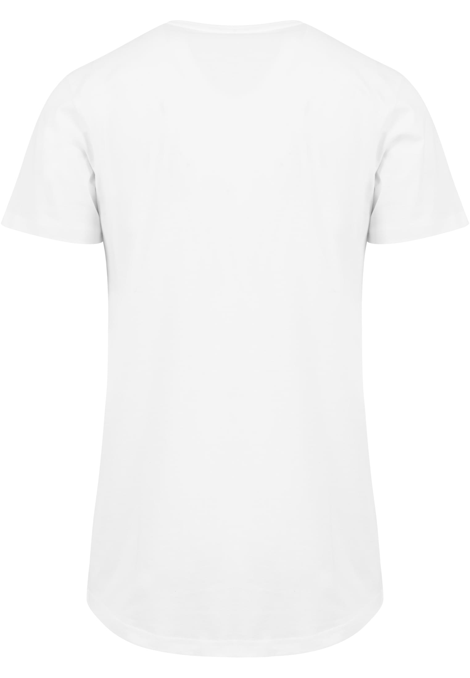 Shaped Long Tee white | white