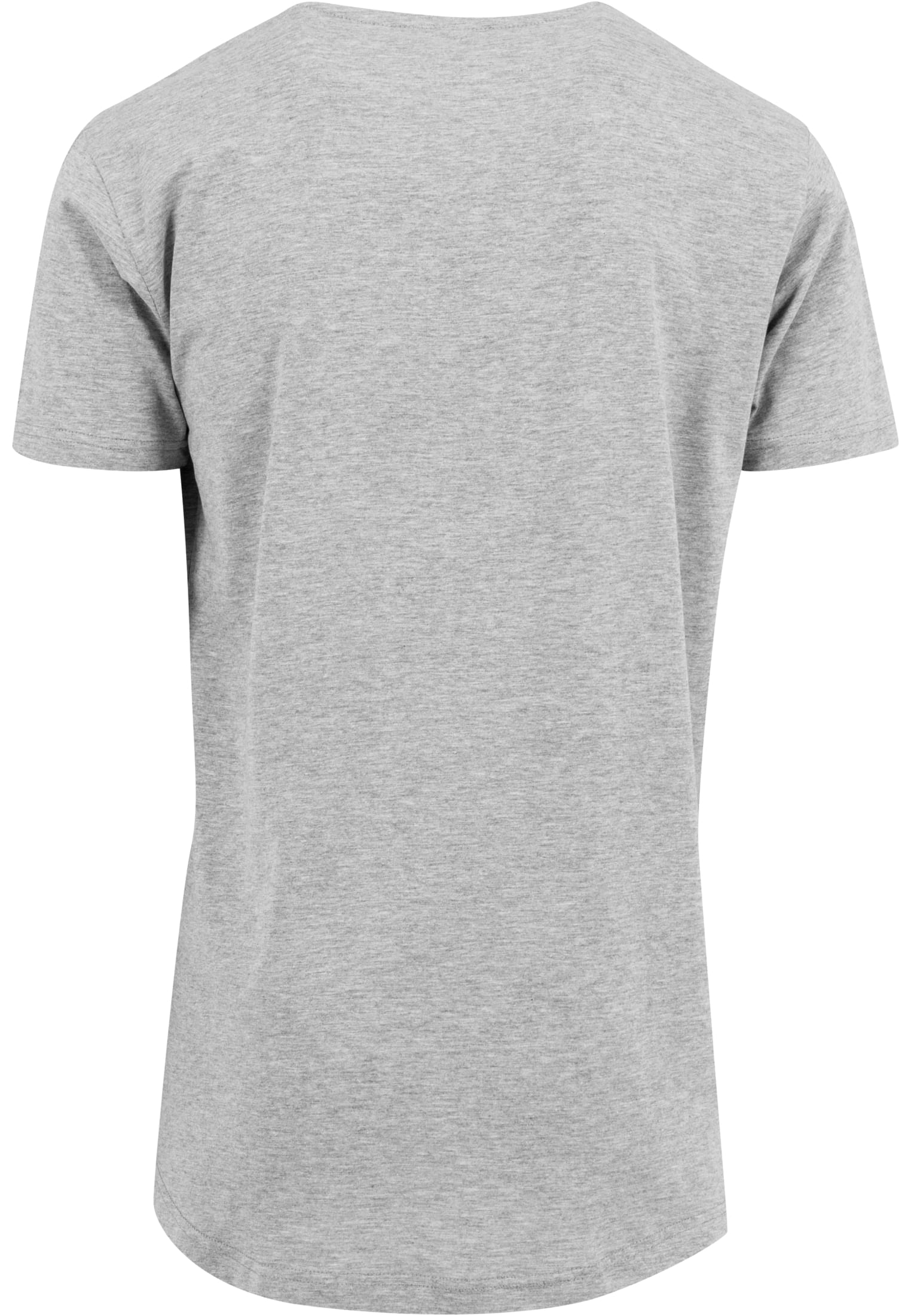 Shaped Long Tee heather grey | heather grey