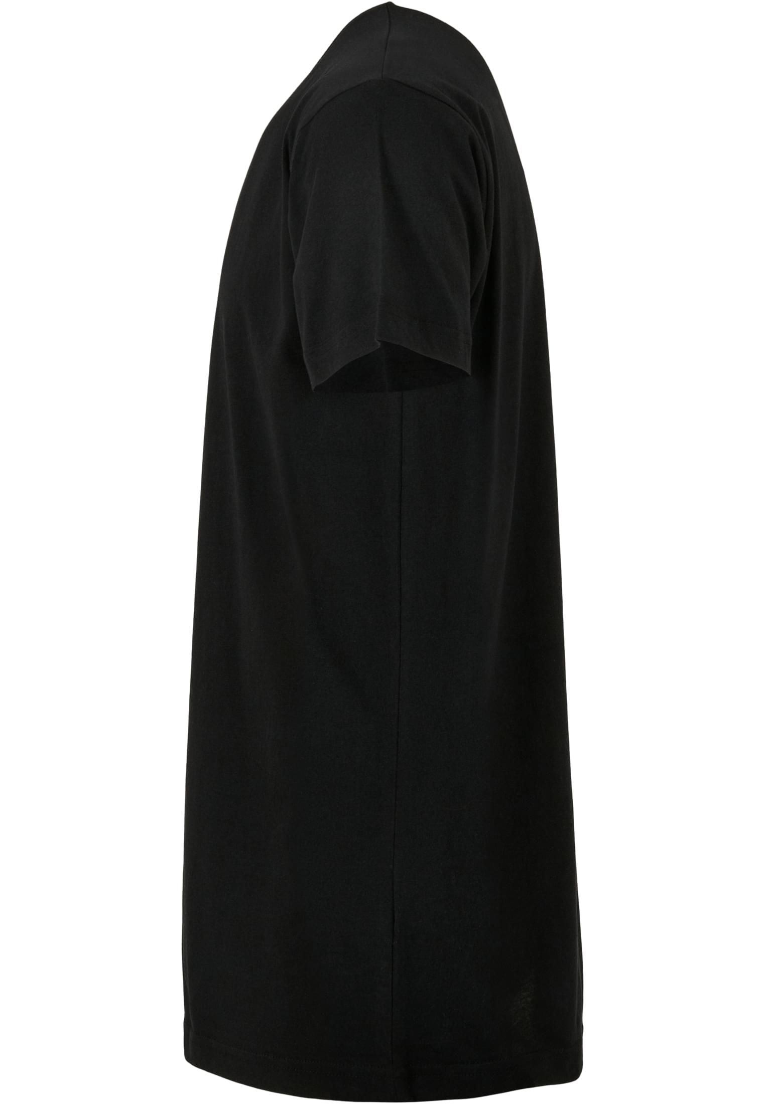 Shaped Long Tee black | black