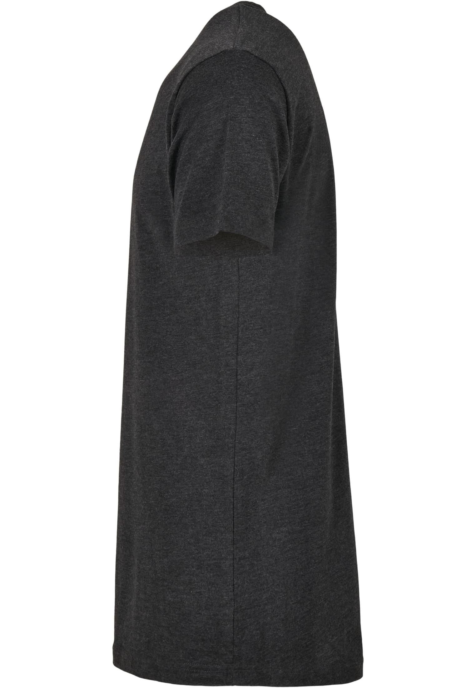 Shaped Long Tee charcoal | charcoal