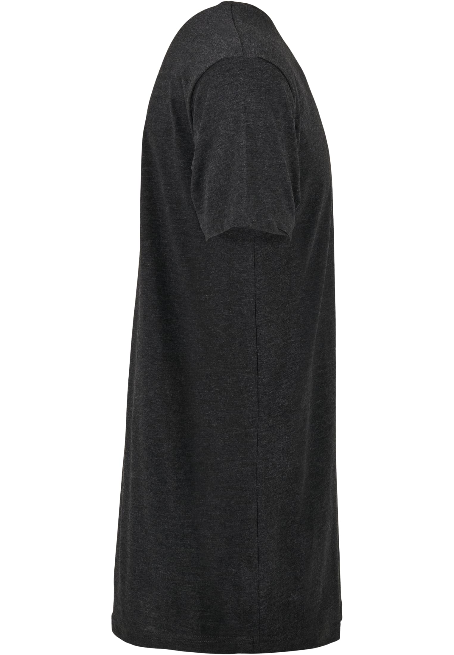 Shaped Long Tee charcoal | charcoal