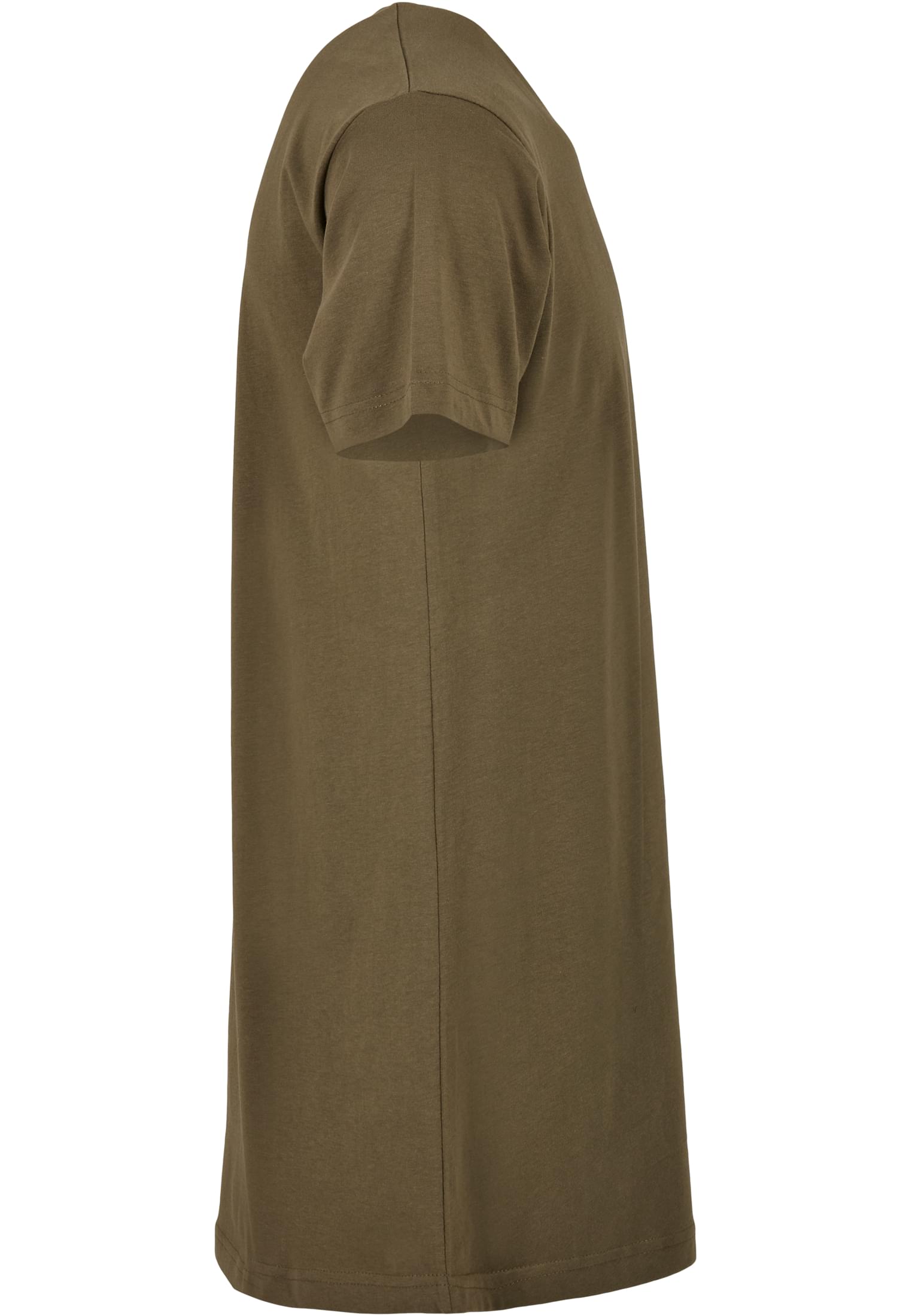 Shaped Long Tee olive | olive