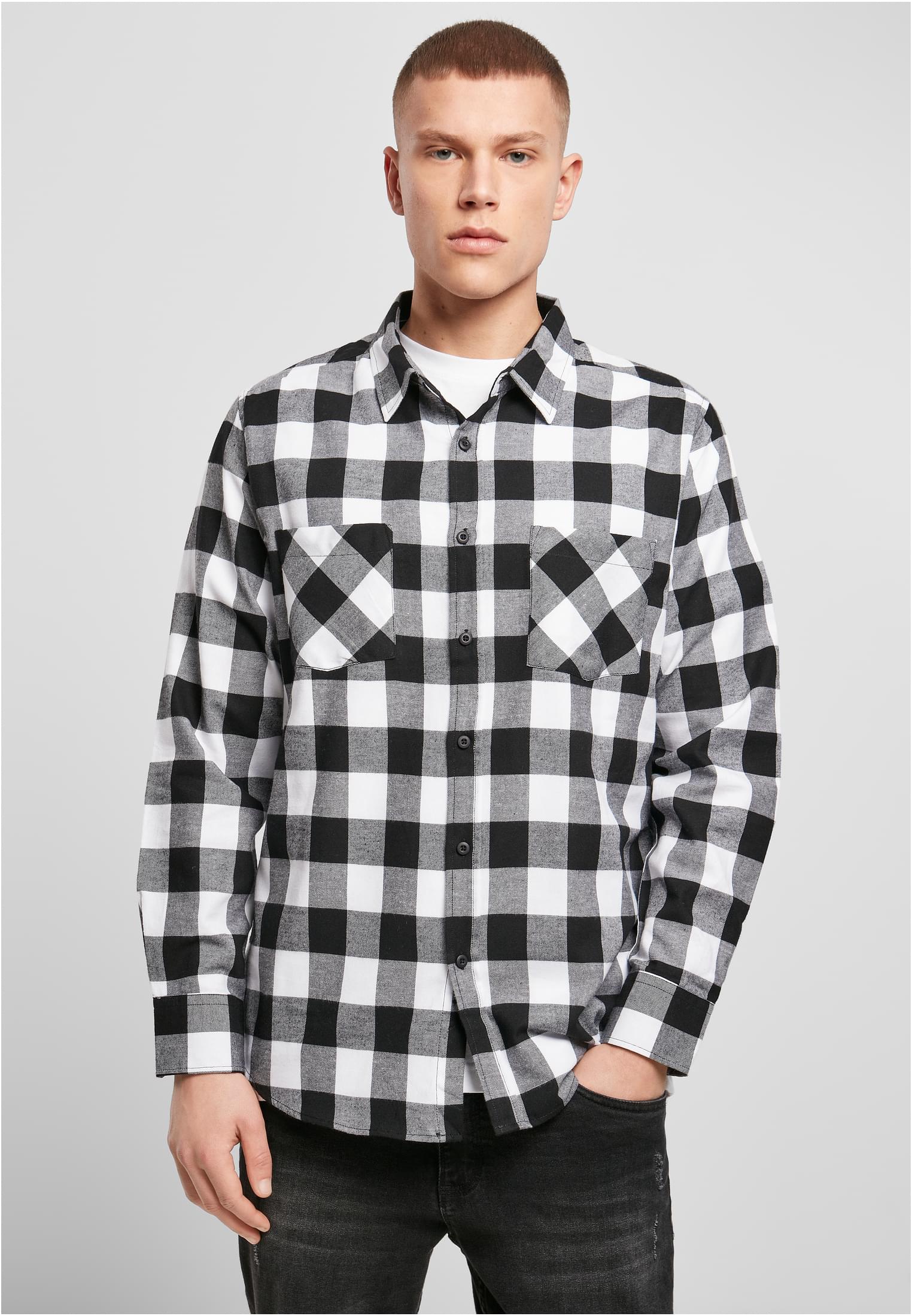 Checked Flanell Shirt blk/wht | blk/wht