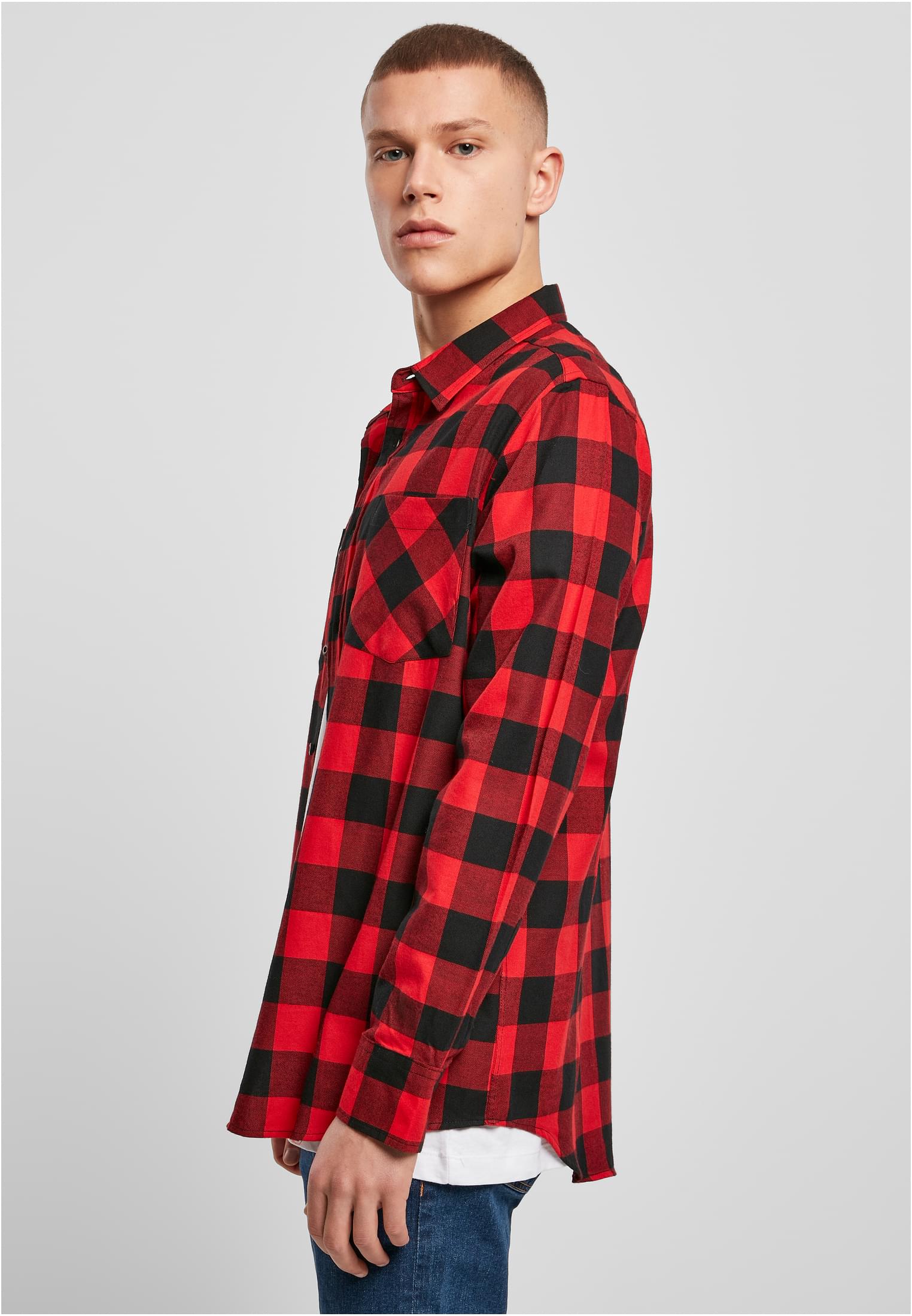 Checked Flanell Shirt blk/red | blk/red