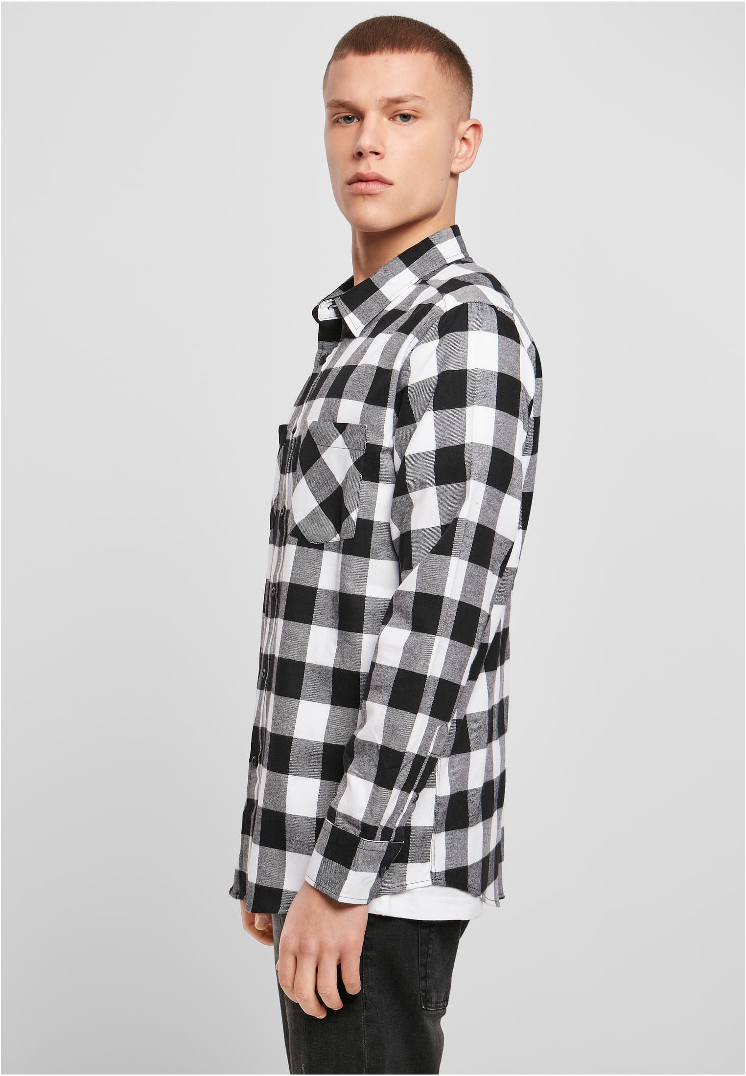 Checked Flanell Shirt blk/wht | blk/wht