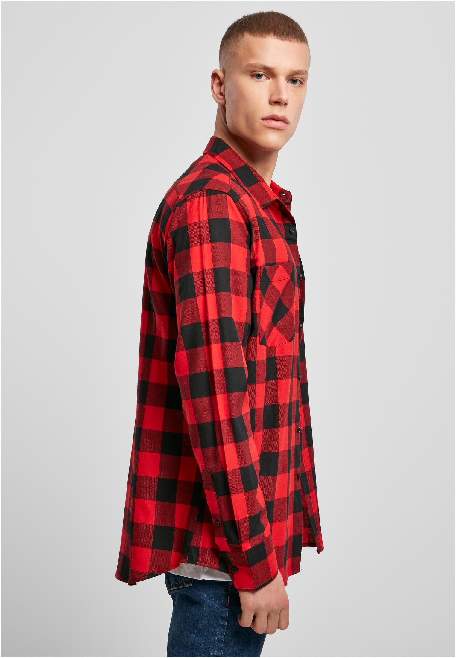 Checked Flanell Shirt blk/red | blk/red