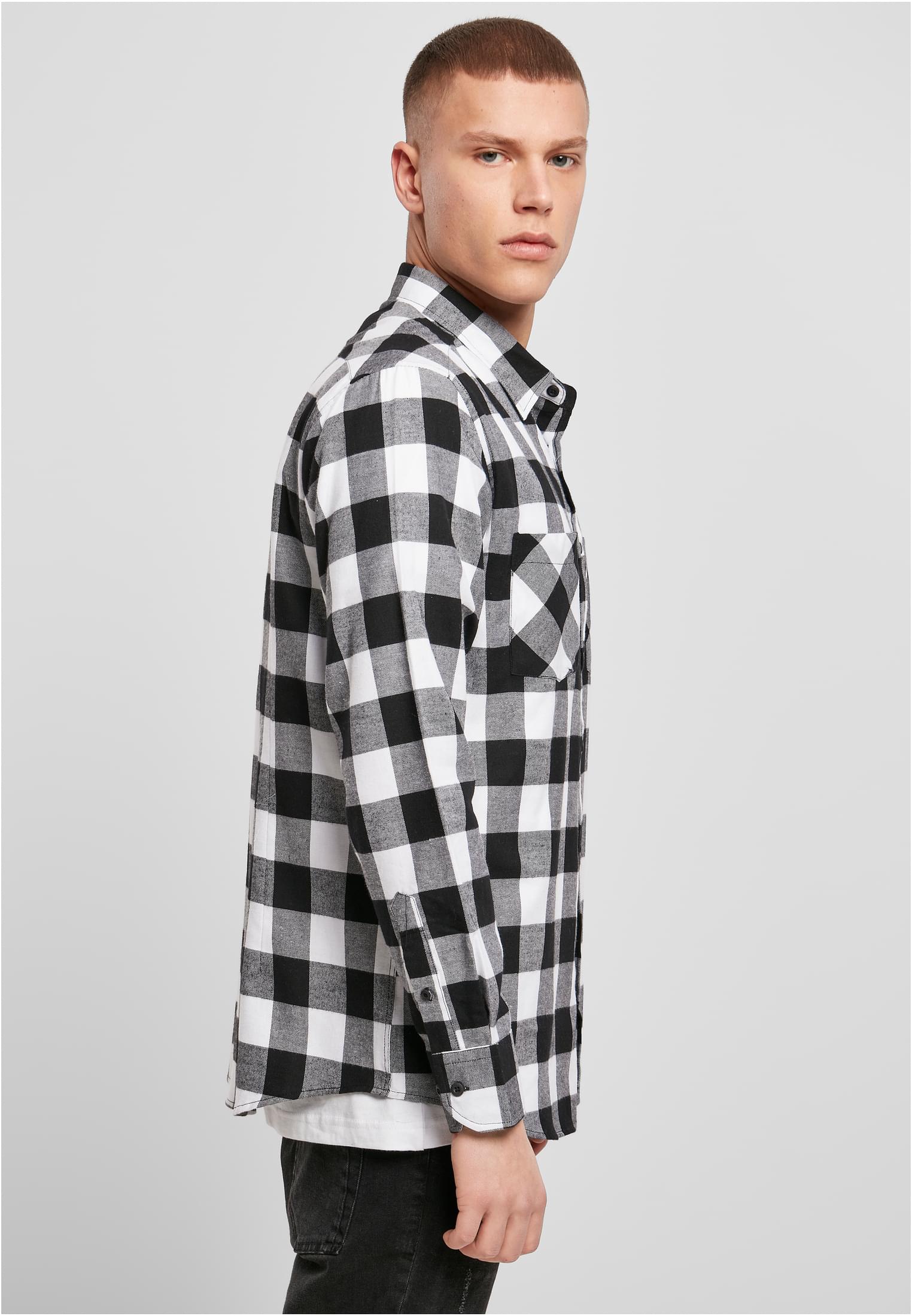 Checked Flanell Shirt blk/wht | blk/wht