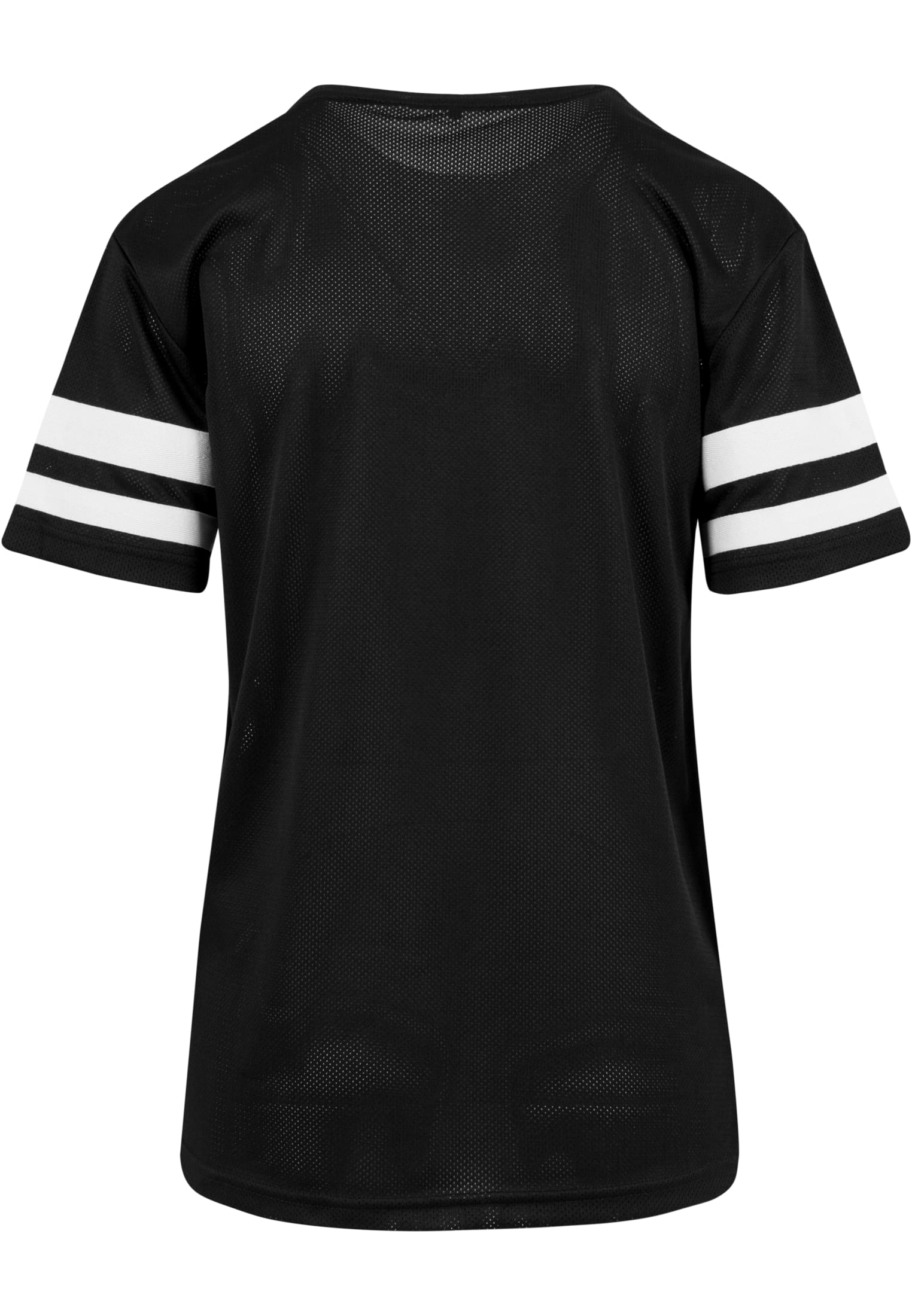 Ladies Mesh Stripe Tee blk/wht | blk/wht