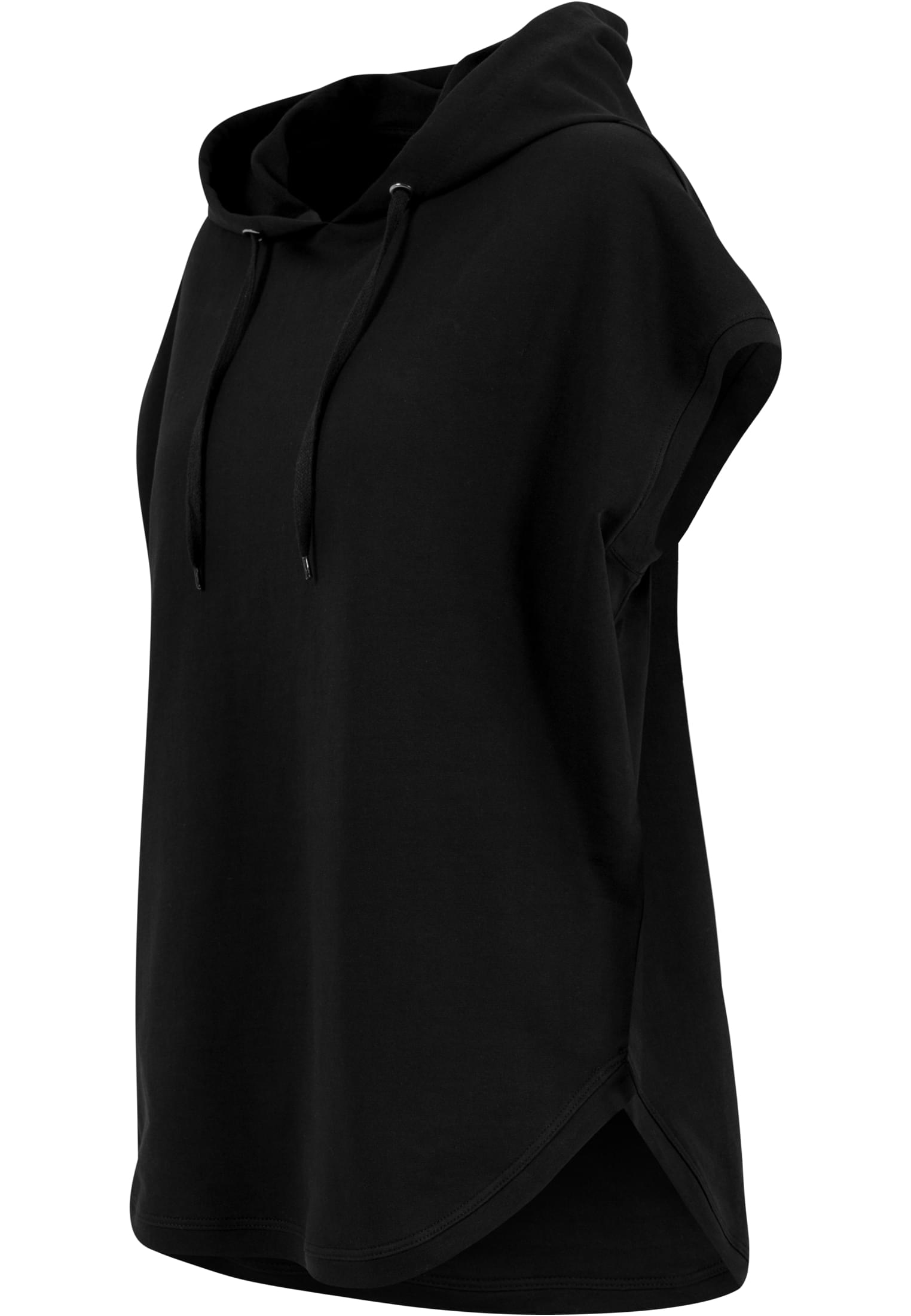 Ladies Sleeveless Hoody black | black