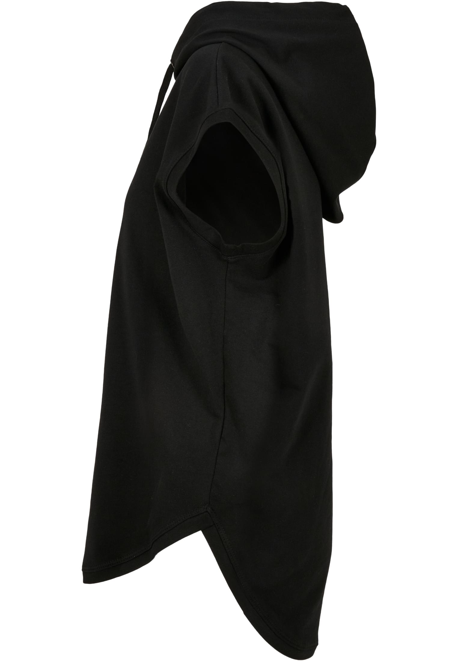 Ladies Sleeveless Hoody black | black