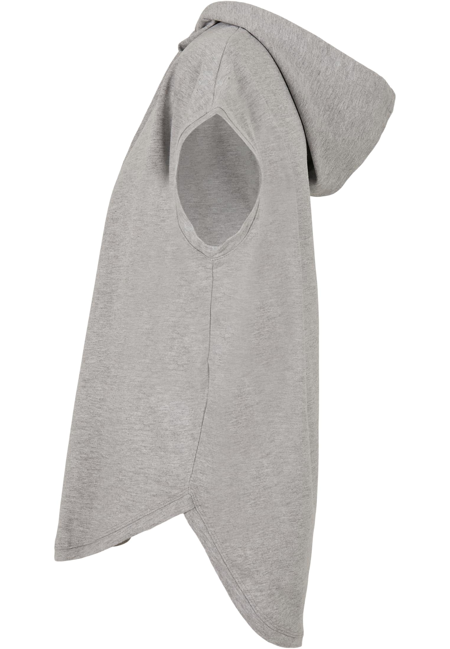 Ladies Sleeveless Hoody grey | grey