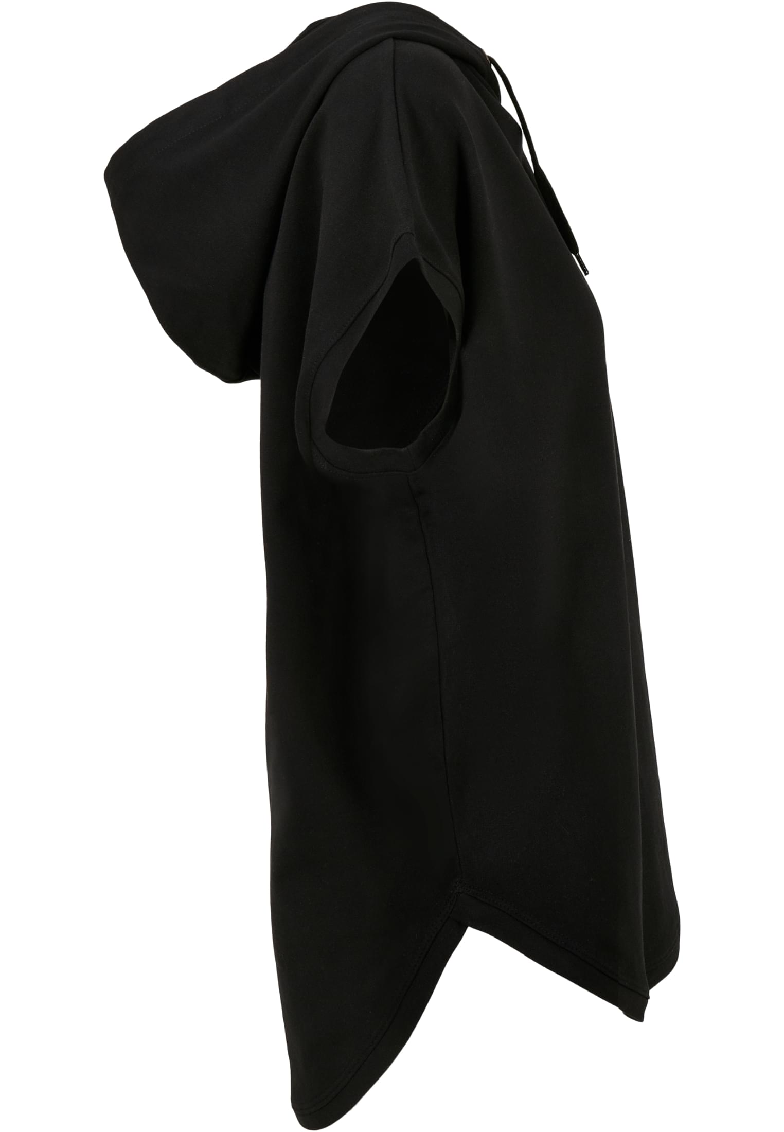 Ladies Sleeveless Hoody black | black