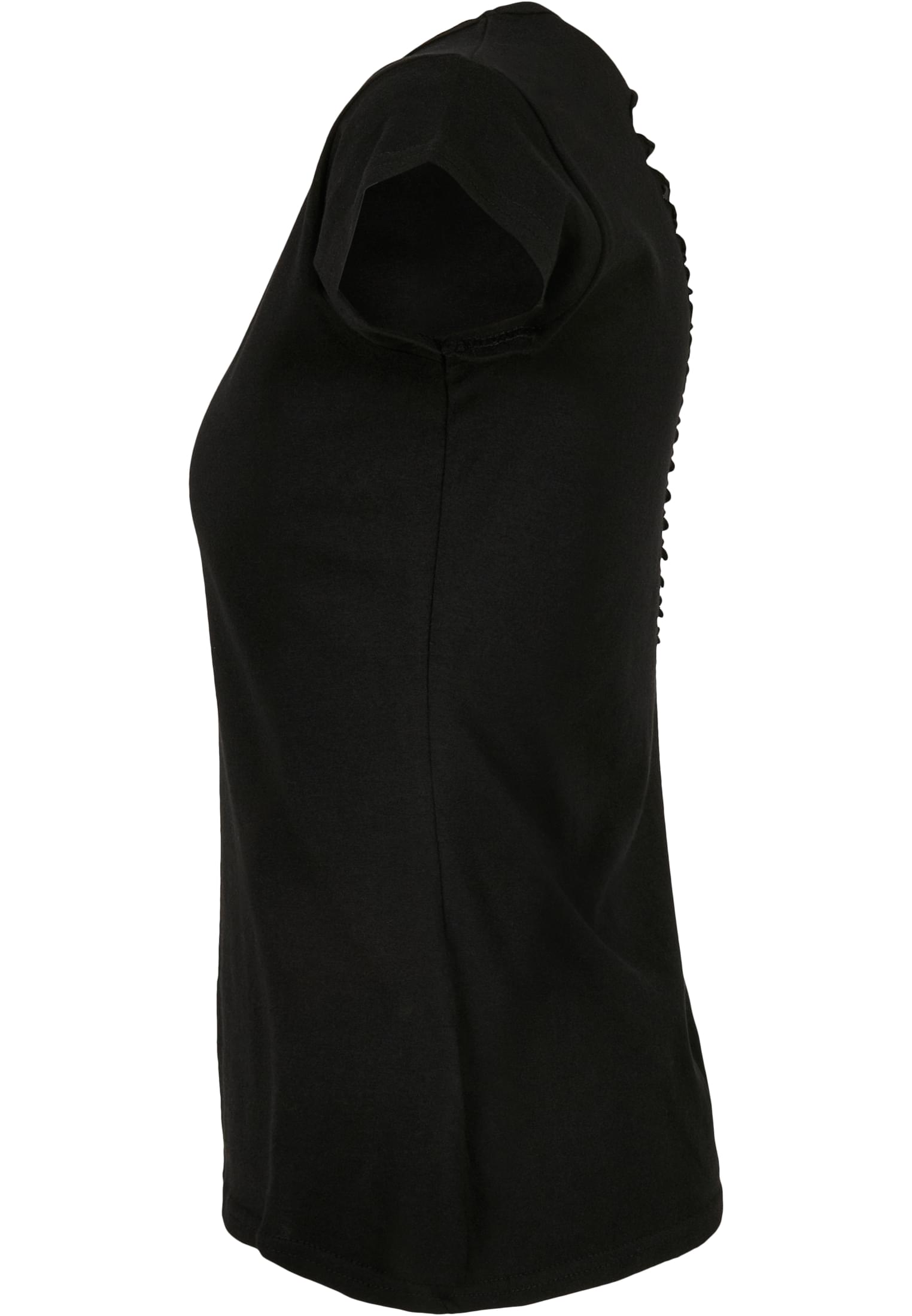 Ladies Back Cut Tee black | black