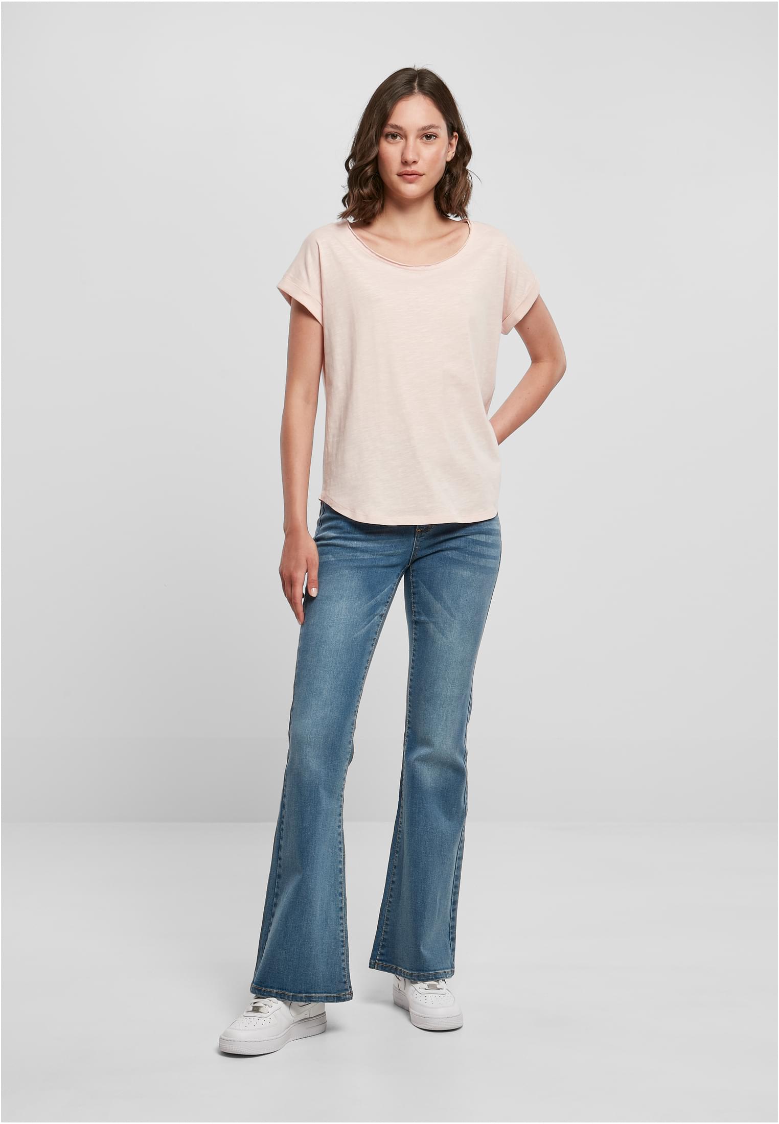 Ladies Long Slub Tee pink | pink