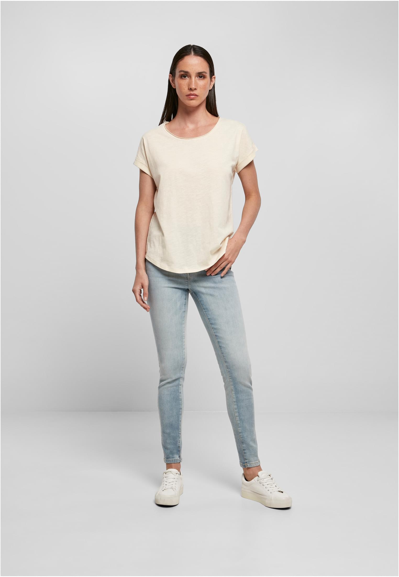 Ladies Long Slub Tee whitesand | whitesand