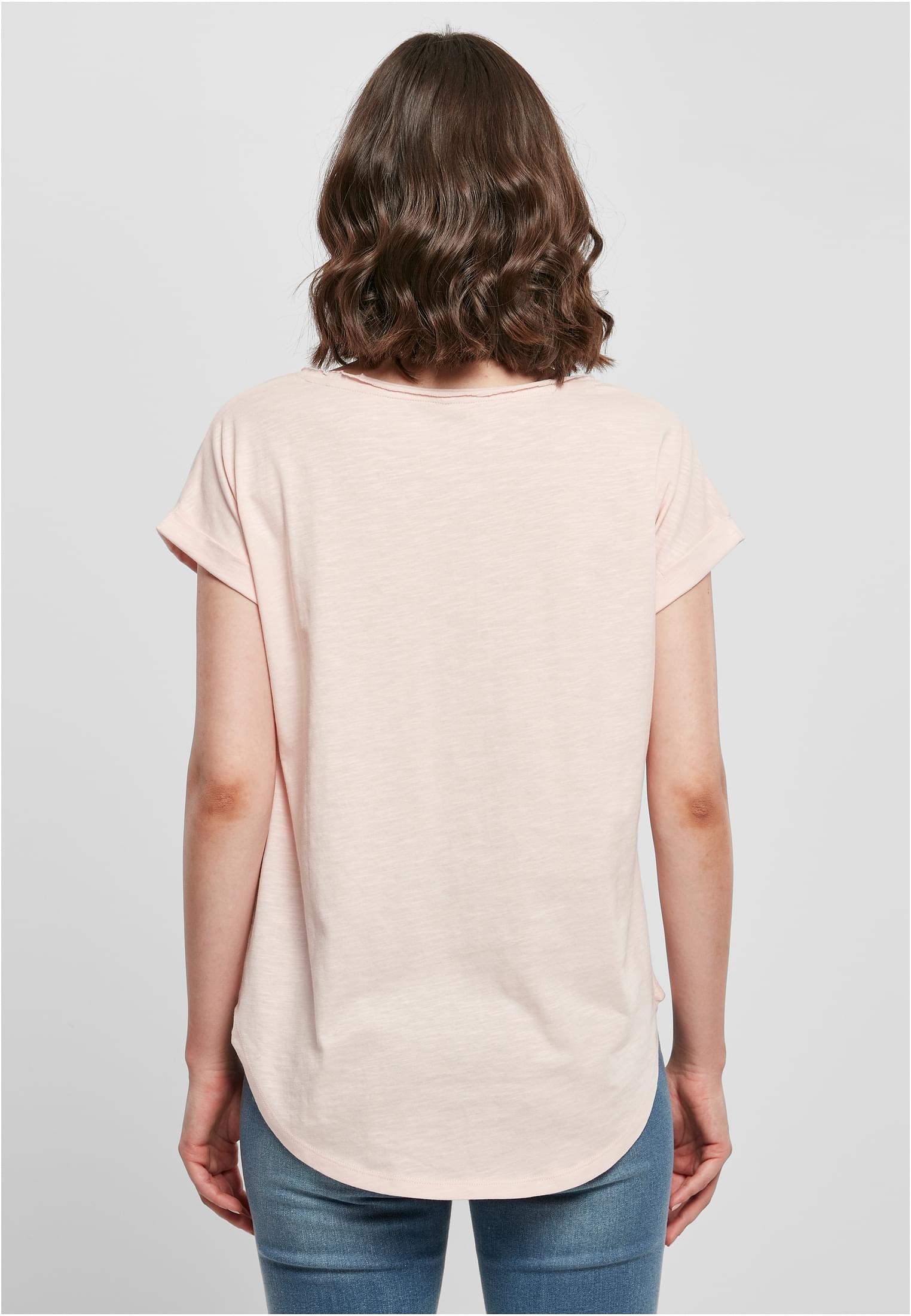 Ladies Long Slub Tee pink | pink