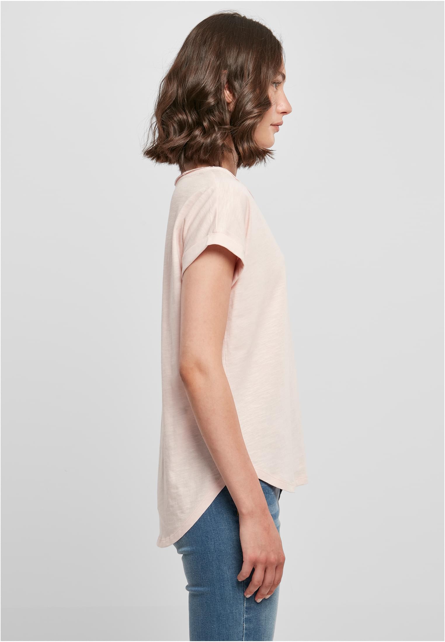Ladies Long Slub Tee pink | pink