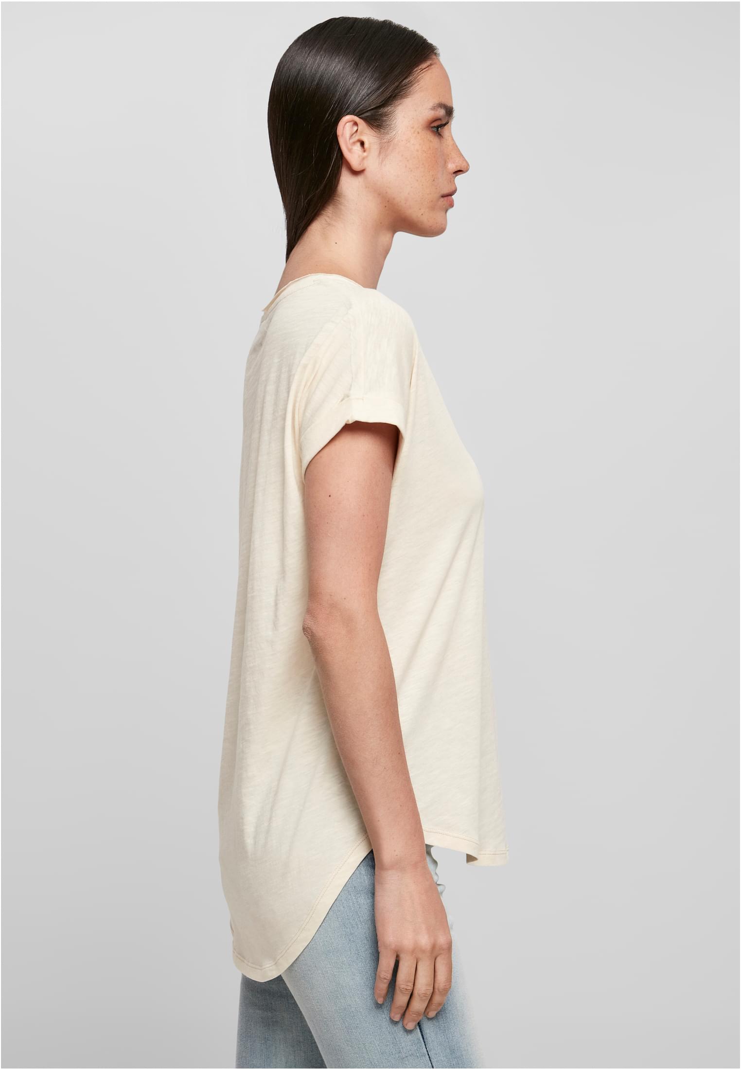Ladies Long Slub Tee whitesand | whitesand