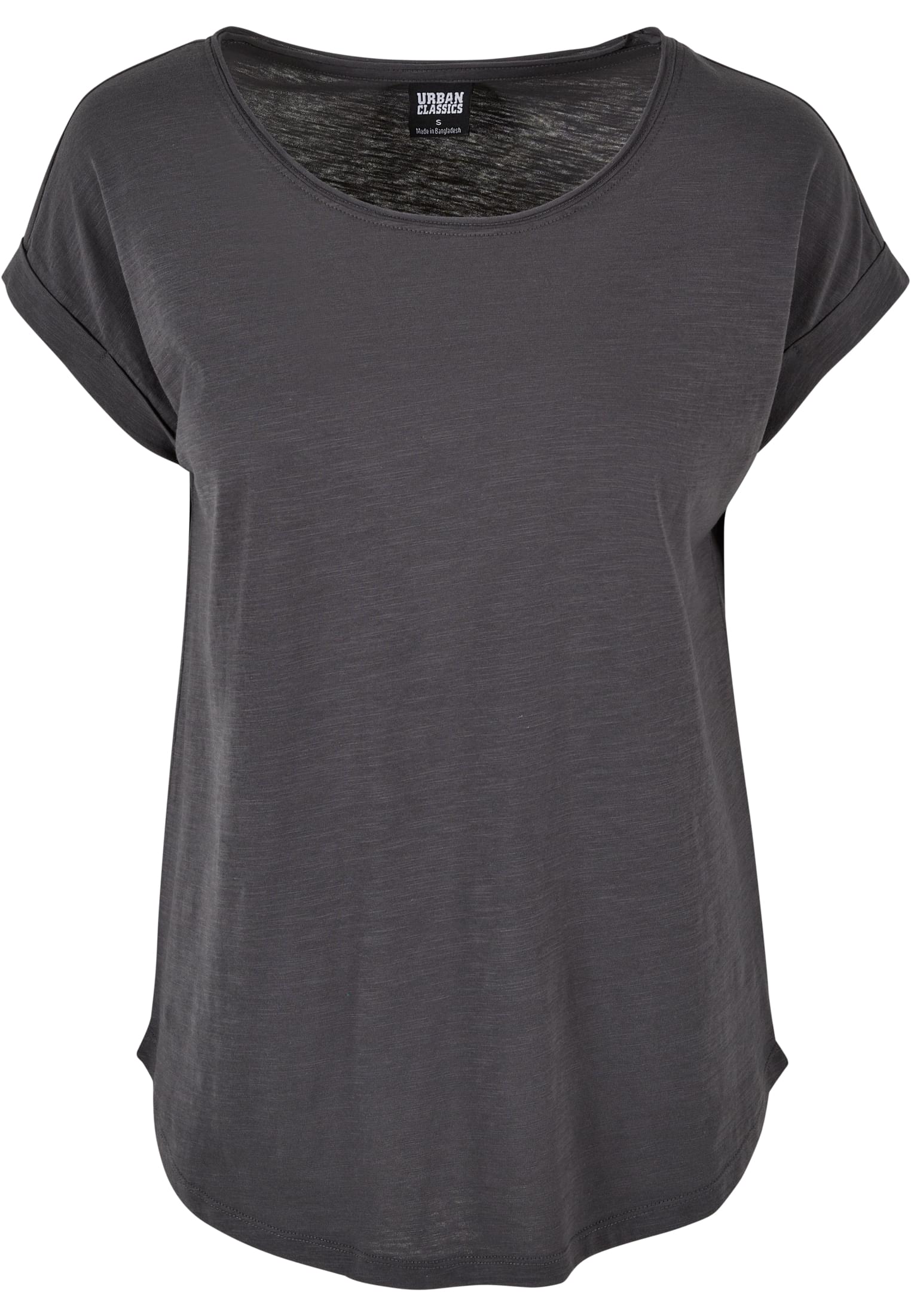 Ladies Long Slub Tee darkshadow | darkshadow