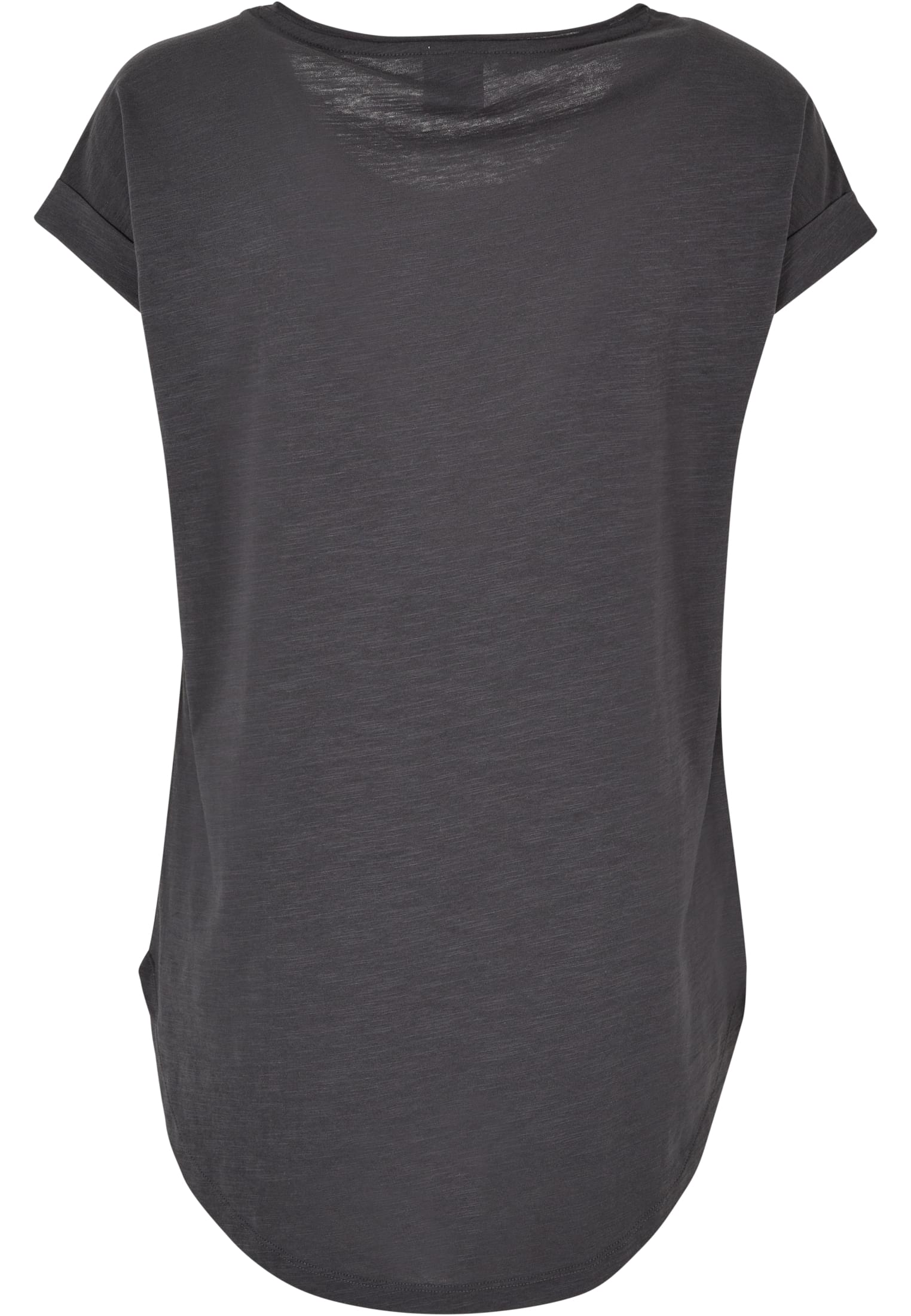 Ladies Long Slub Tee darkshadow | darkshadow