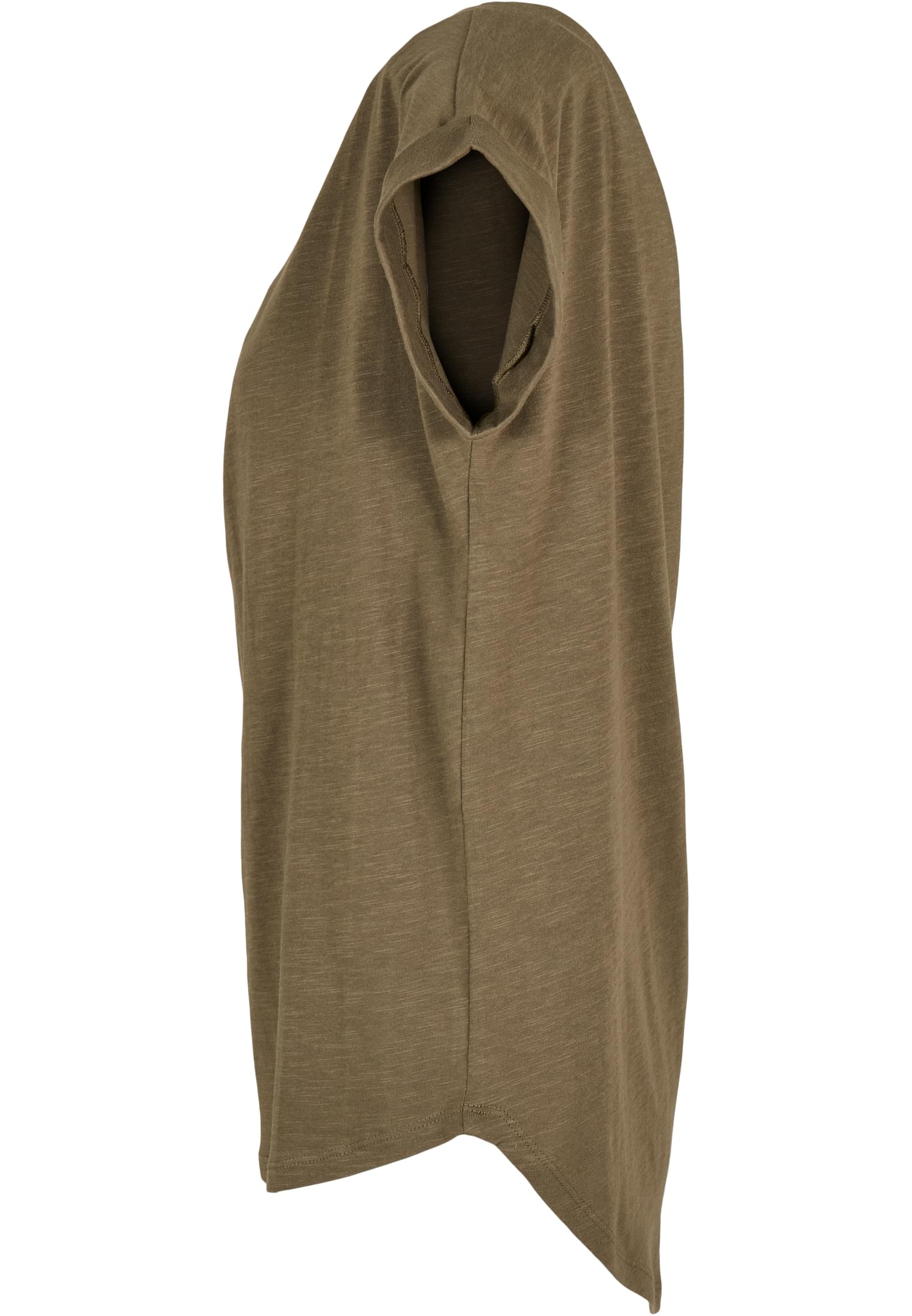 Ladies Long Slub Tee olive | olive