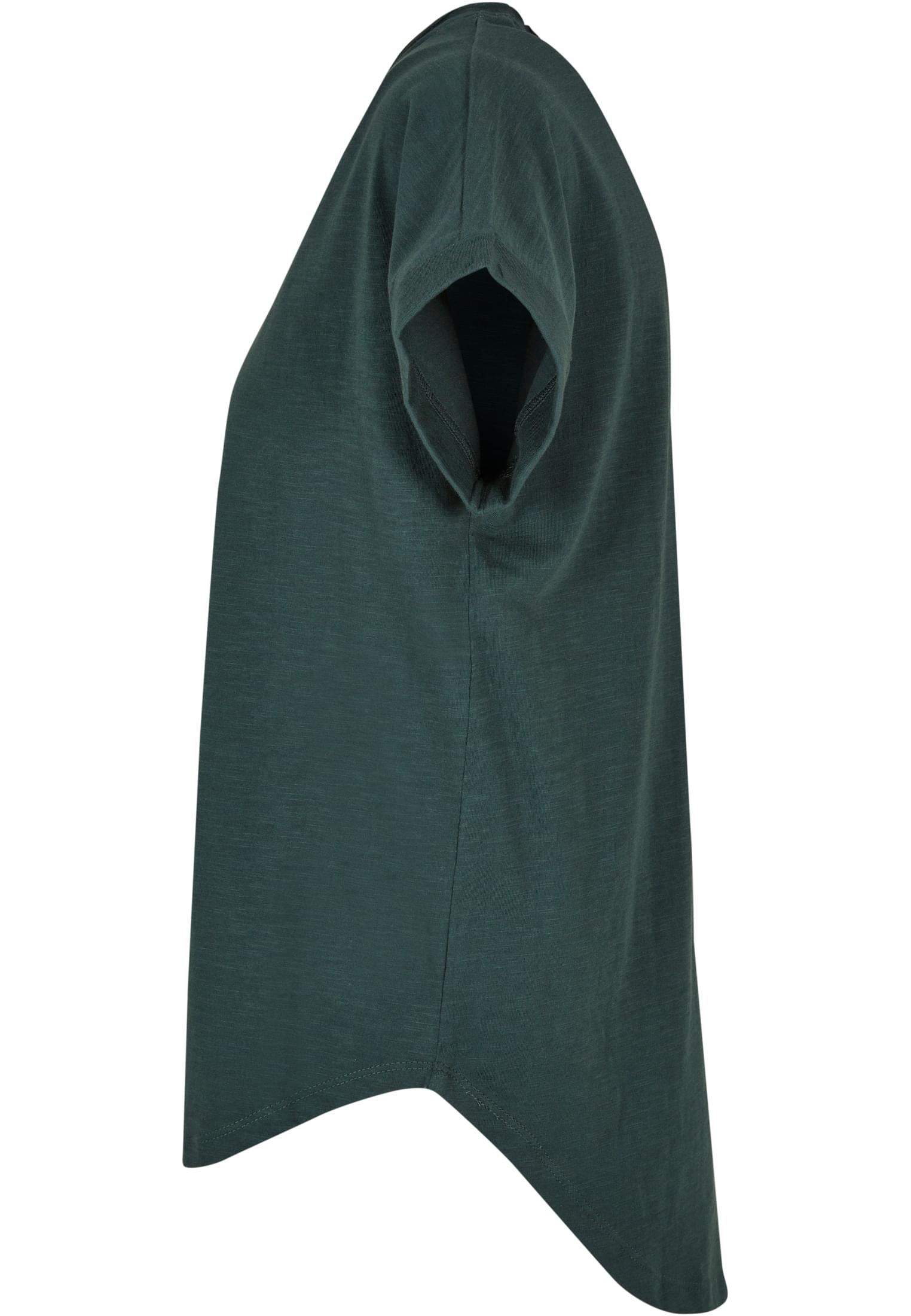 Ladies Long Slub Tee bottlegreen | bottlegreen