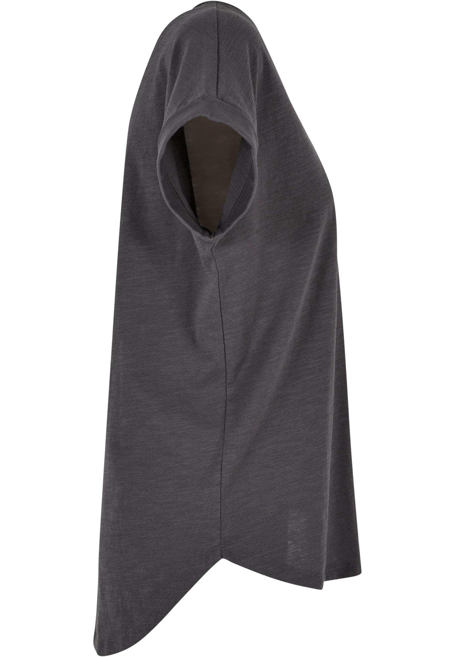 Ladies Long Slub Tee darkshadow | darkshadow