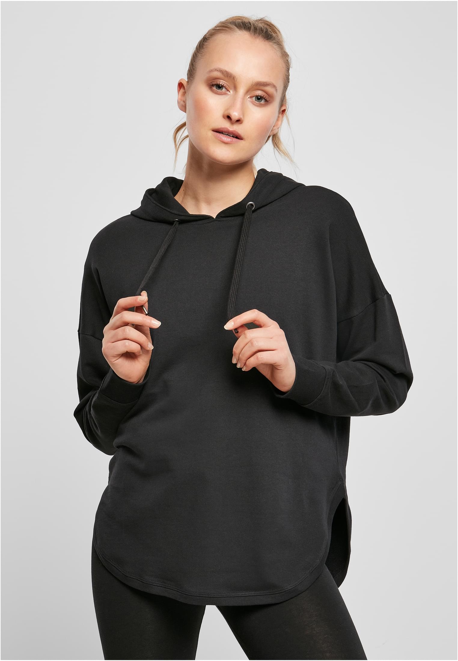 Ladies Oversized Hoody black | black