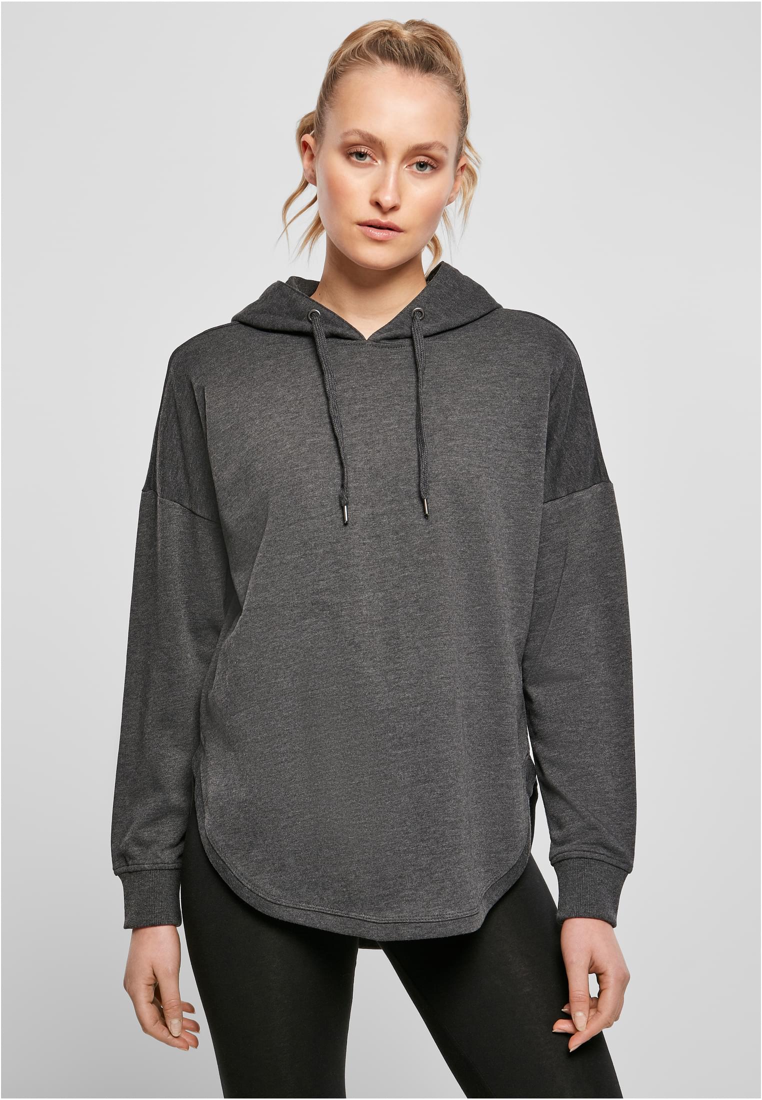 Ladies Oversized Hoody charcoal | charcoal