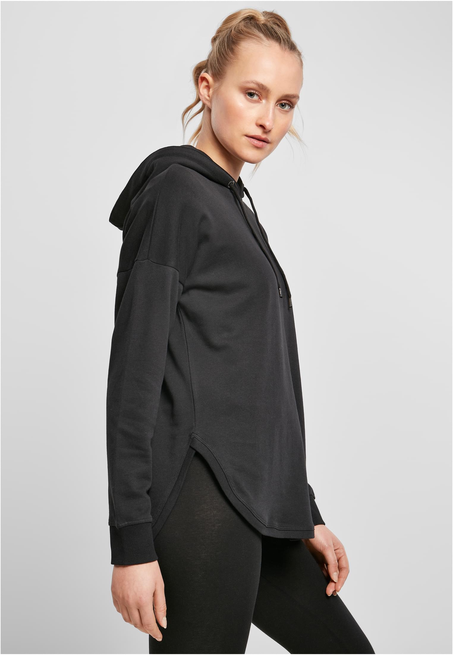 Ladies Oversized Hoody black | black