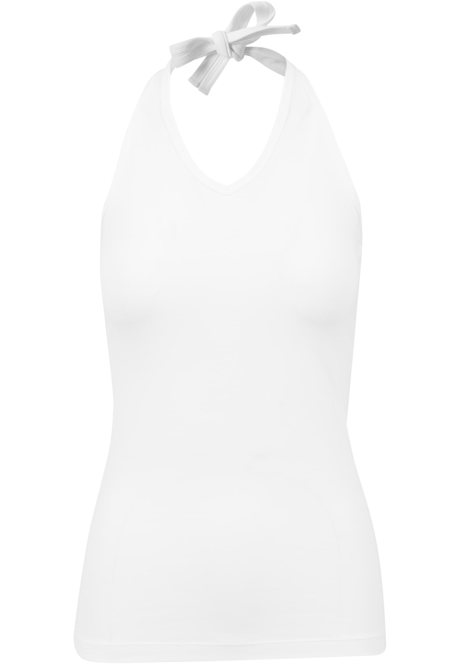 Ladies Neckholder Shirt white | white
