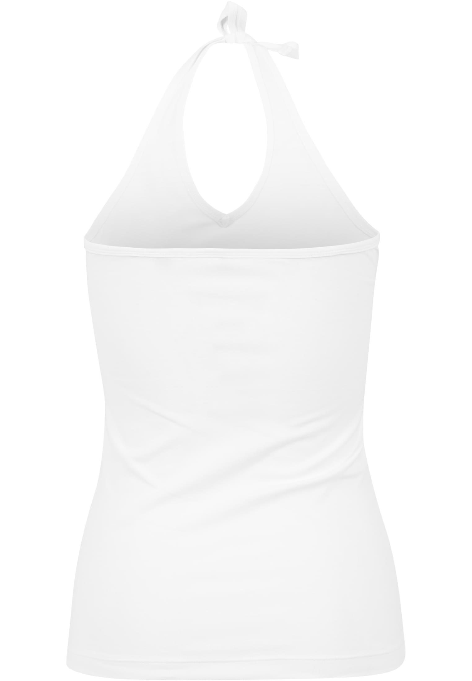 Ladies Neckholder Shirt white | white