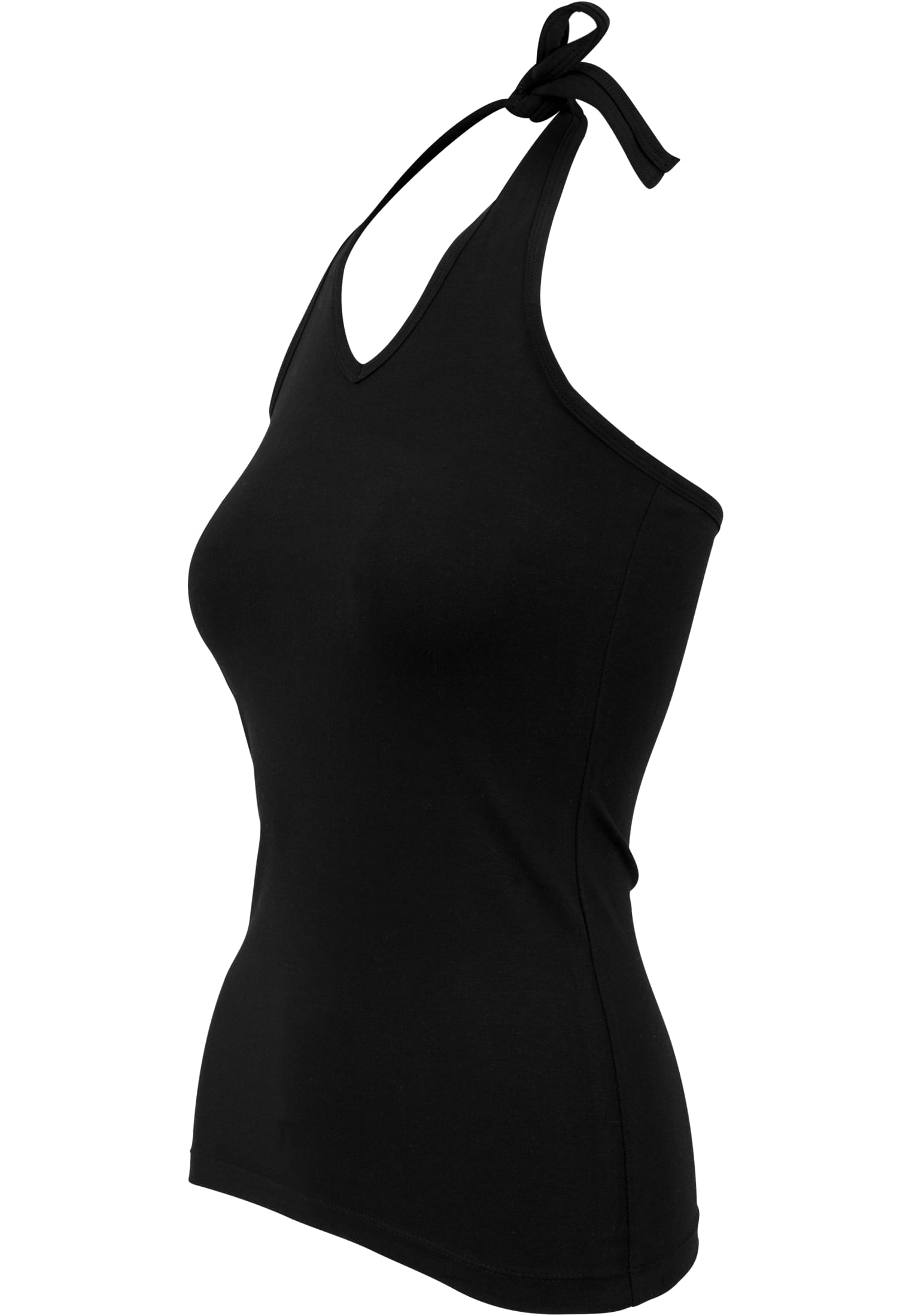 Ladies Neckholder Shirt black | black