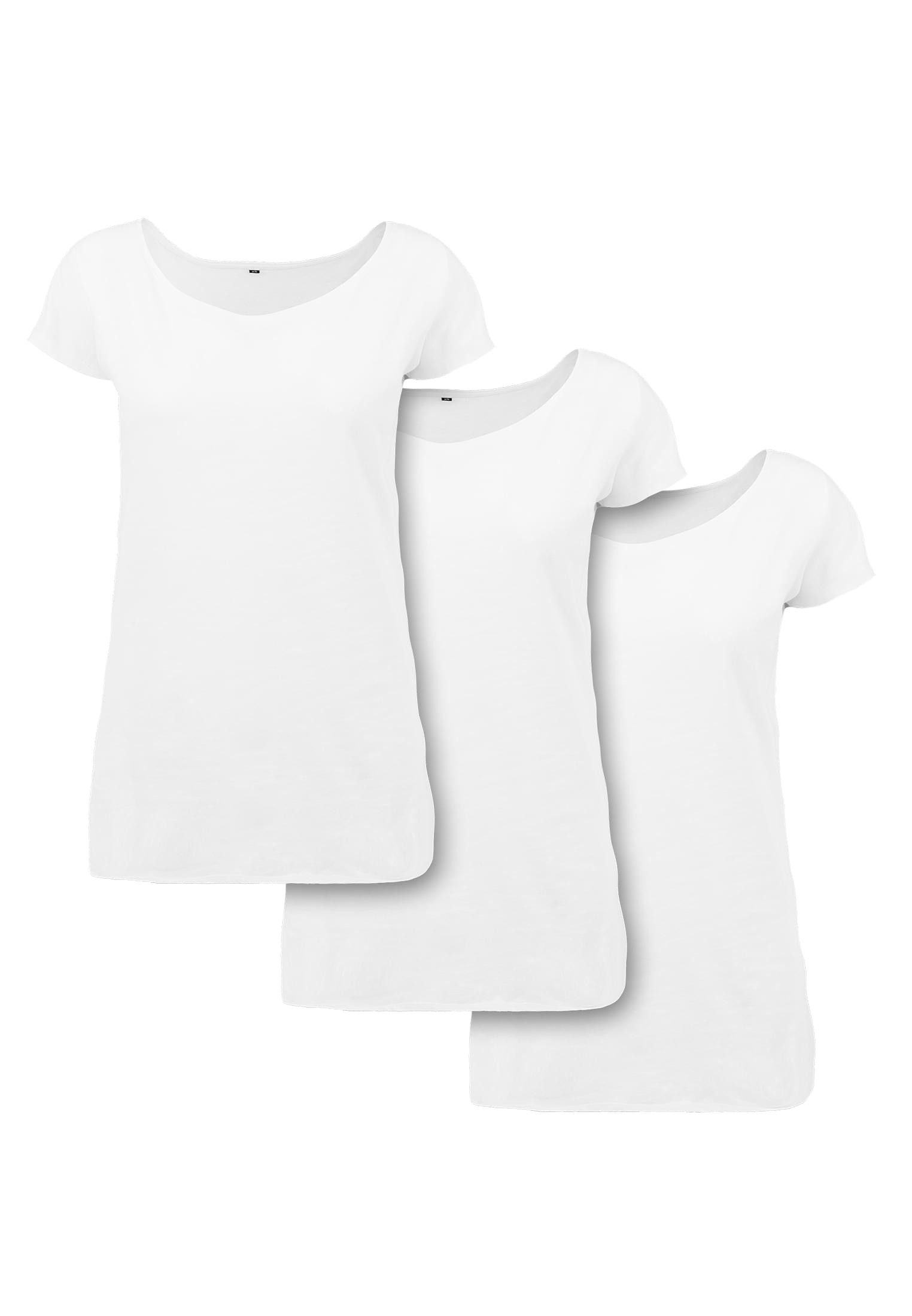 Ladies Wideneck Tee 3-Pack white+white+white | white+white+white