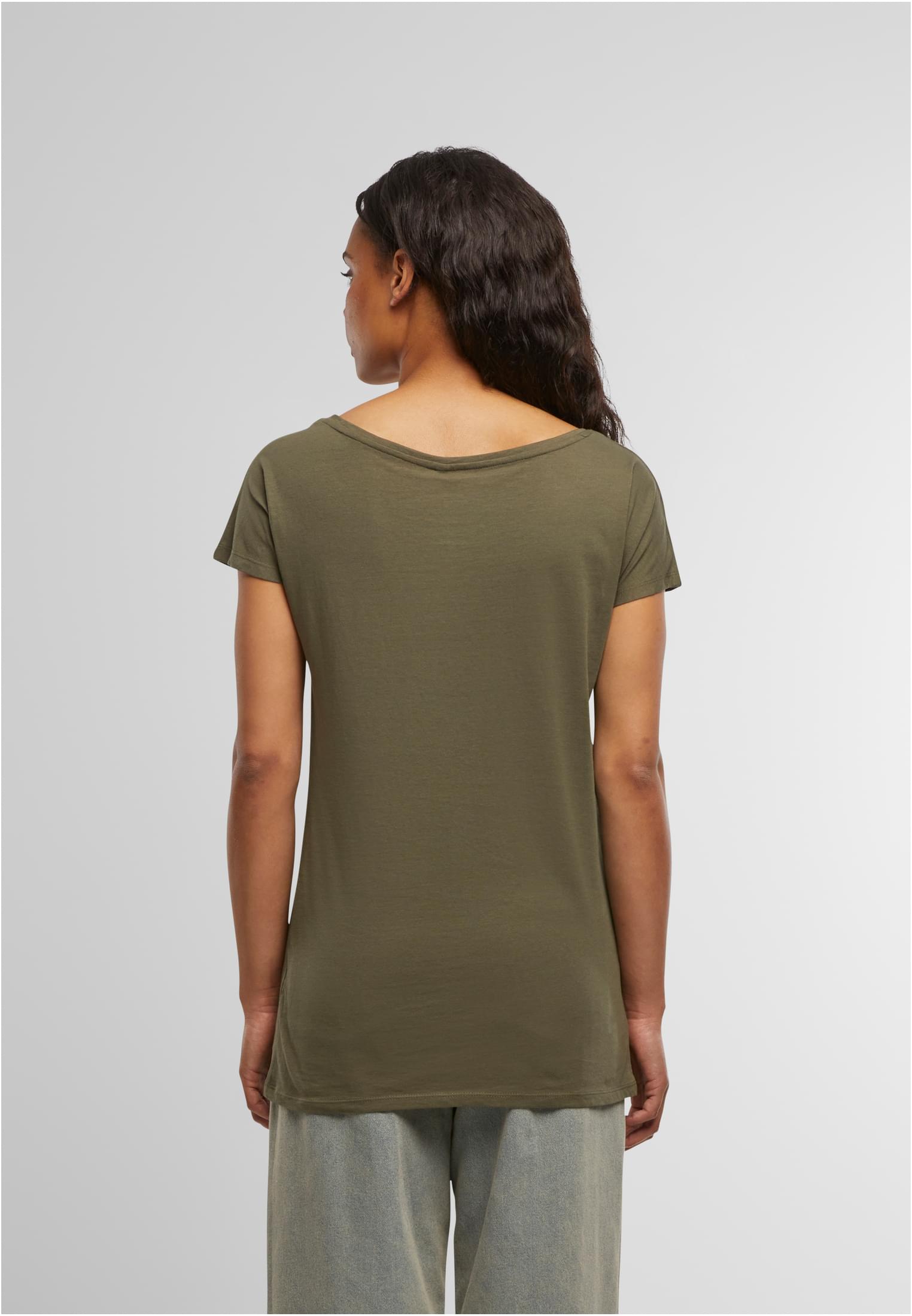 Ladies Wideneck Tee olive | olive