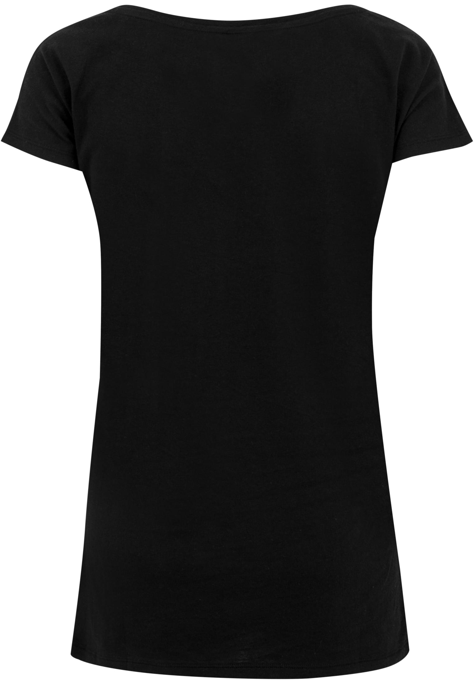 Ladies Wideneck Tee black | black