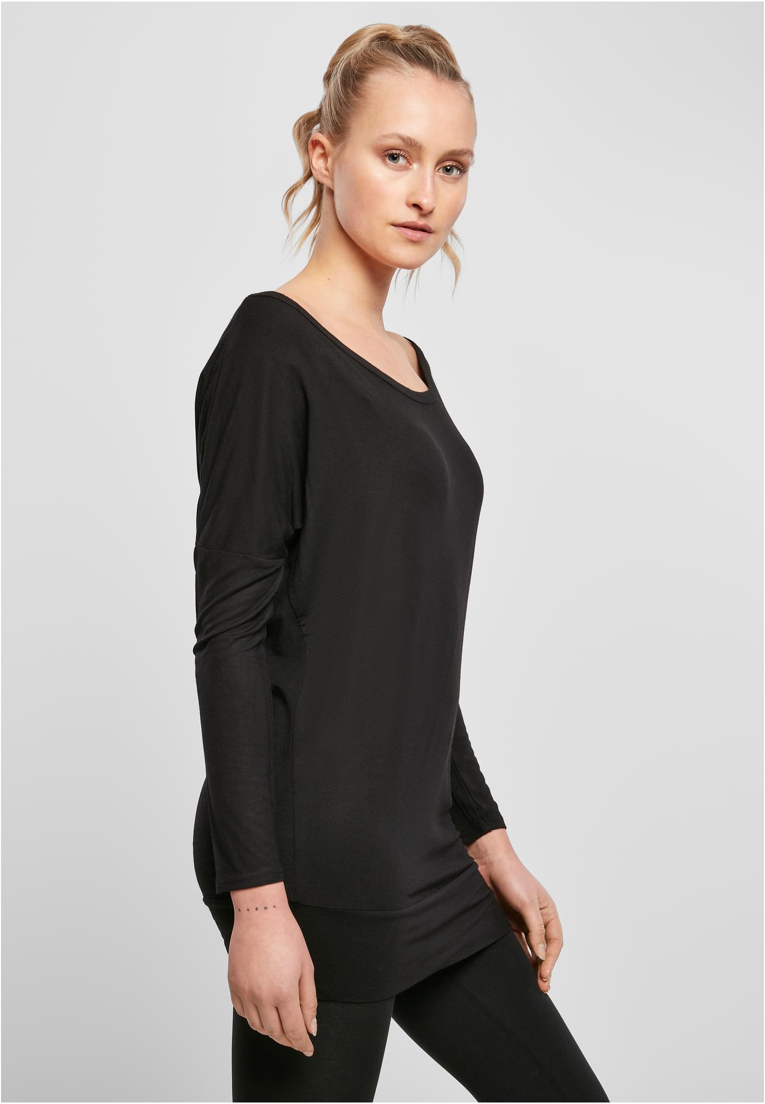 Ladies Viscose Longsleeve black | black
