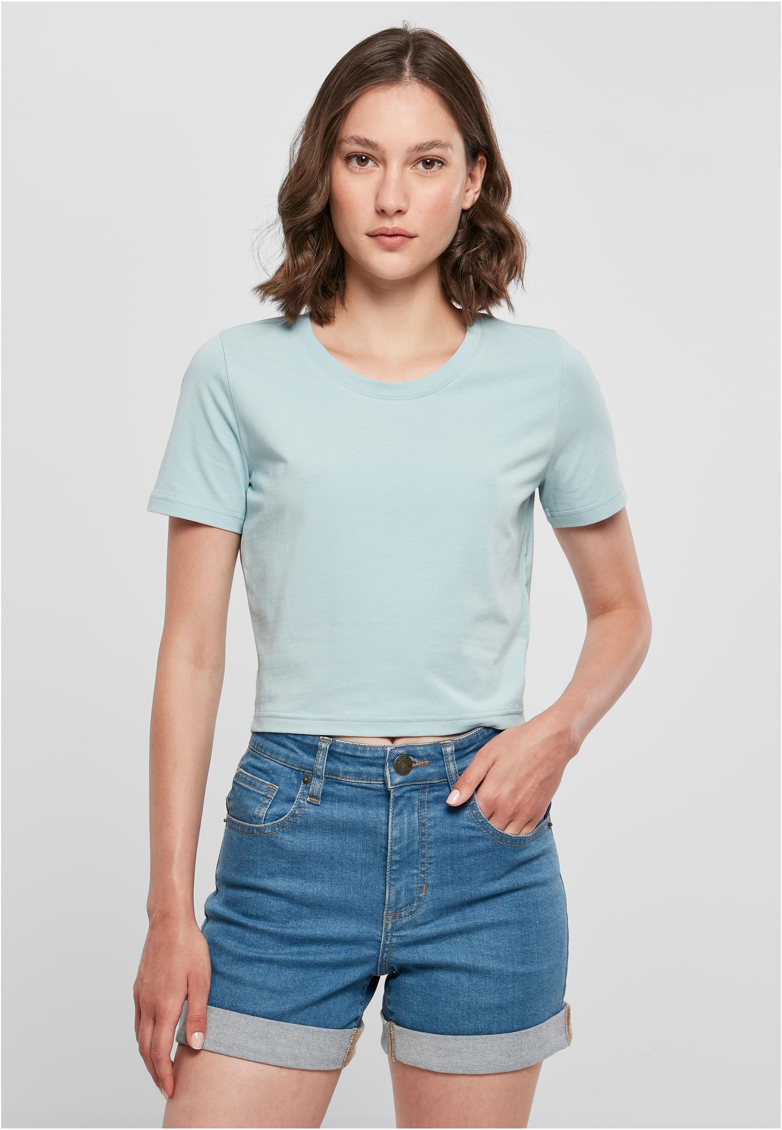 Ladies Cropped Tee oceanblue | oceanblue