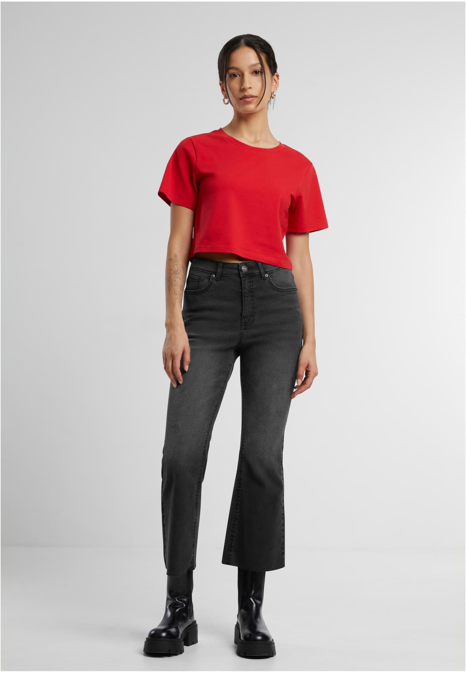 Ladies Cropped Tee cityred | cityred