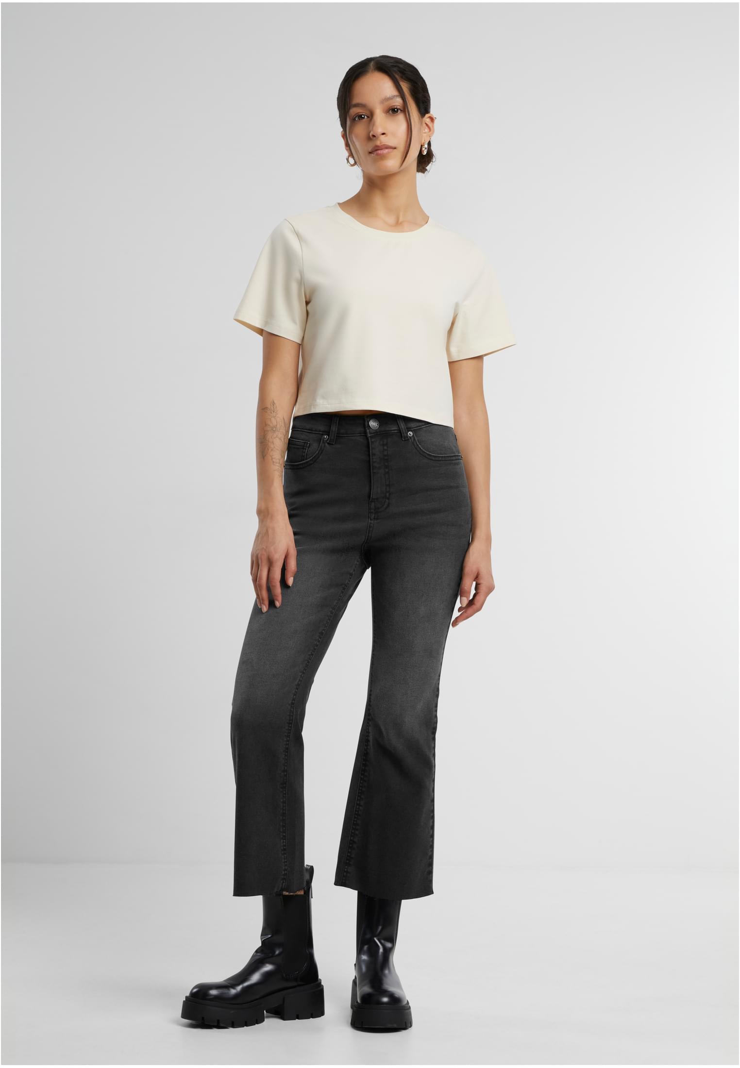Ladies Cropped Tee whitesand | whitesand