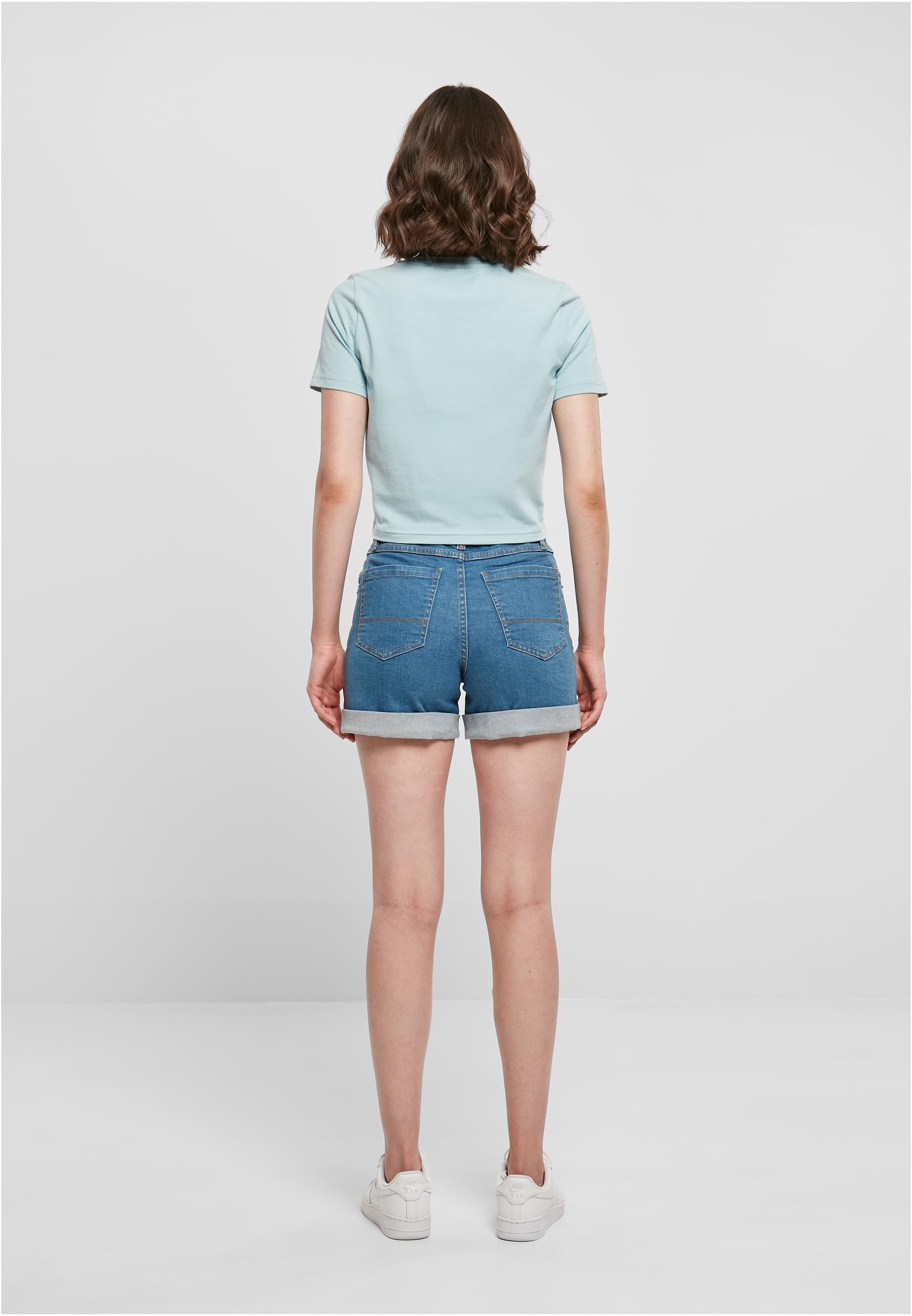 Ladies Cropped Tee oceanblue | oceanblue