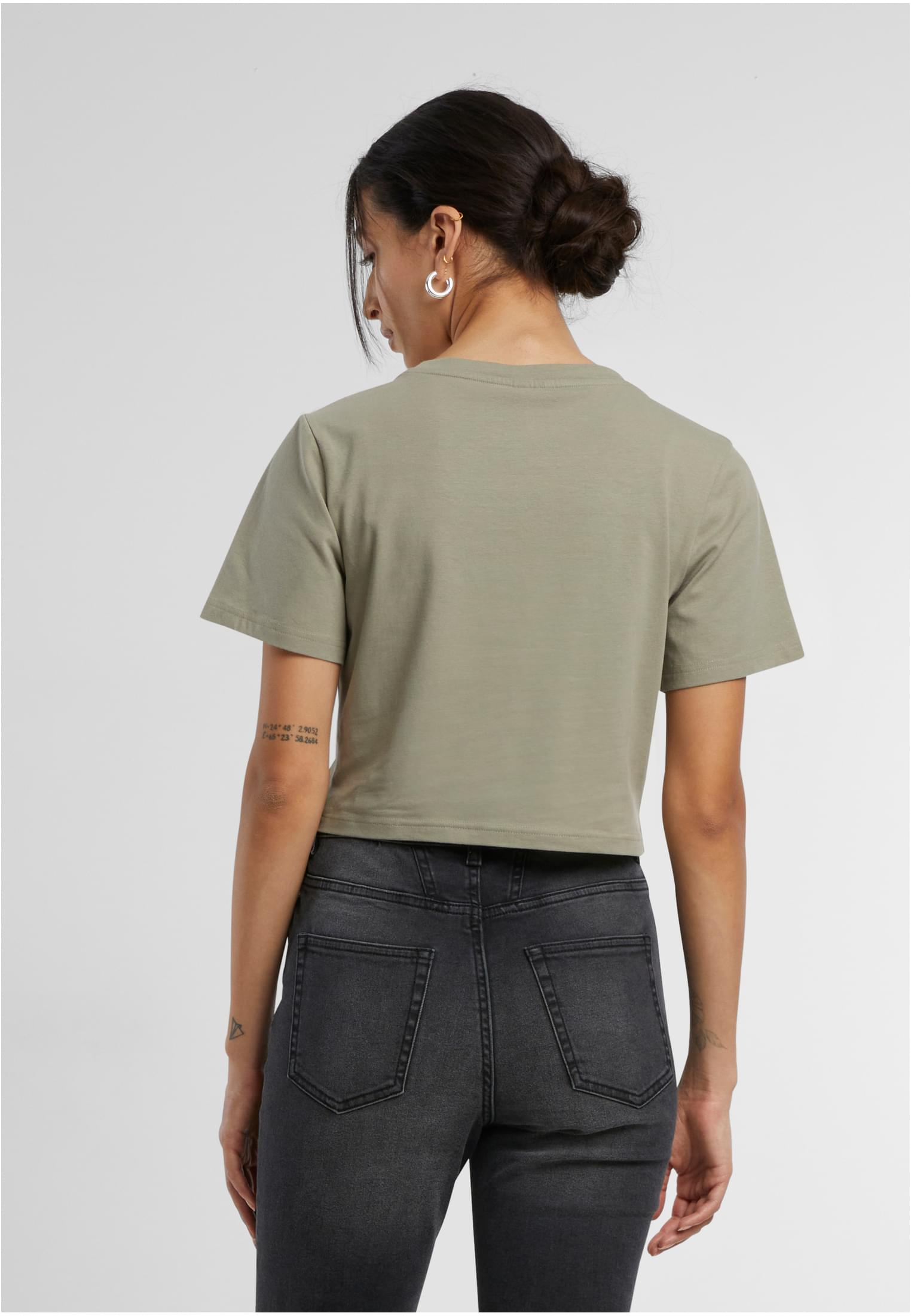 Ladies Cropped Tee paleolive | paleolive