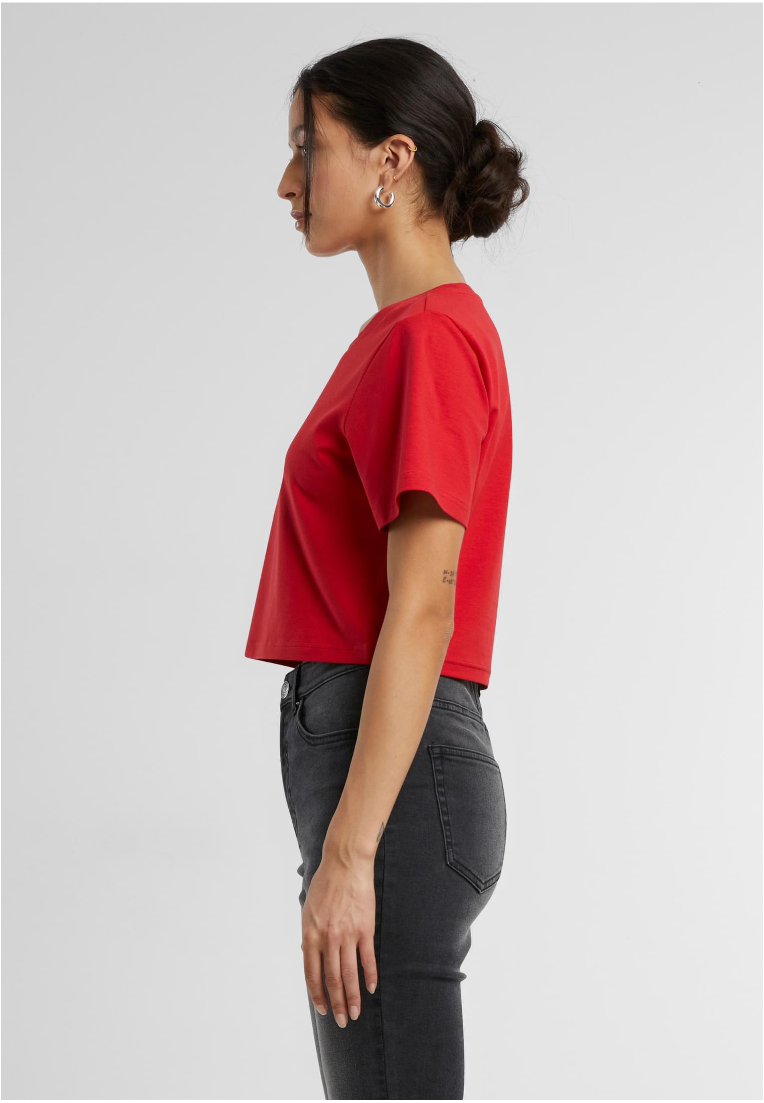 Ladies Cropped Tee cityred | cityred