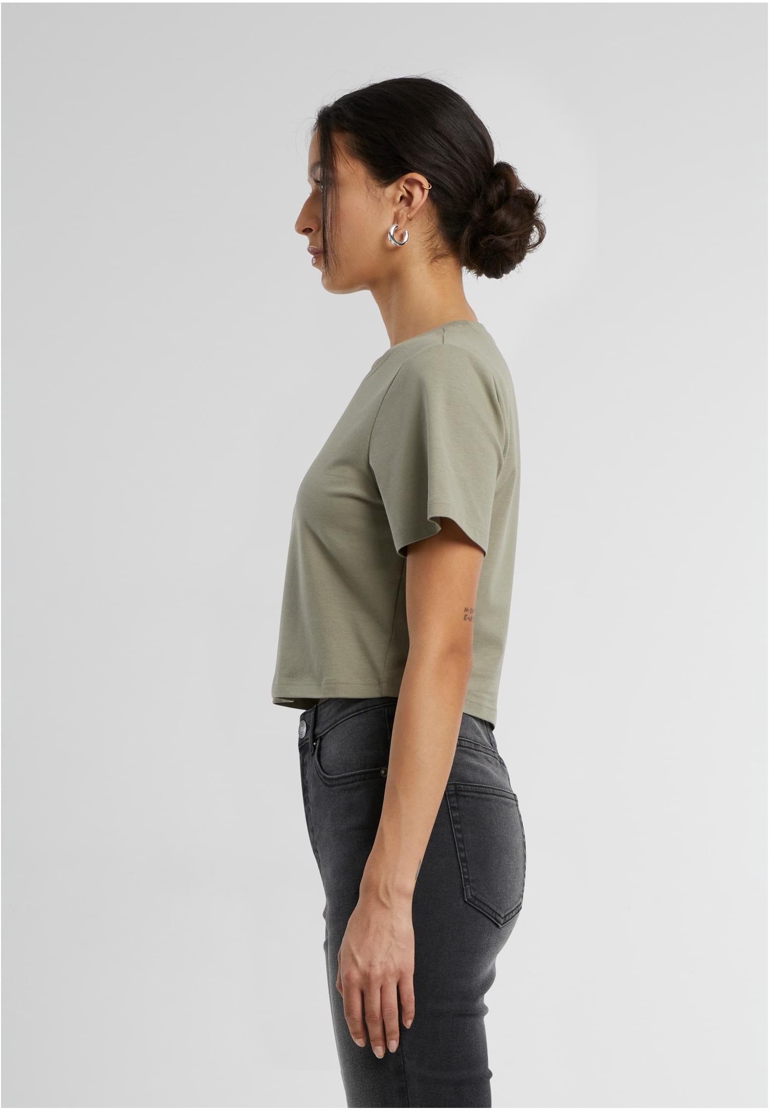 Ladies Cropped Tee paleolive | paleolive