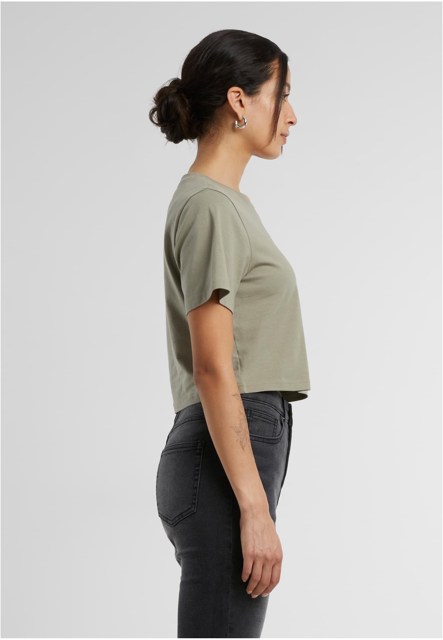 Ladies Cropped Tee paleolive | paleolive