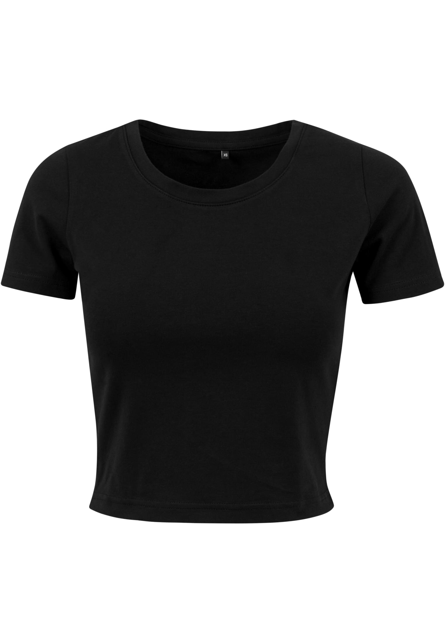 Ladies Cropped Tee black | black